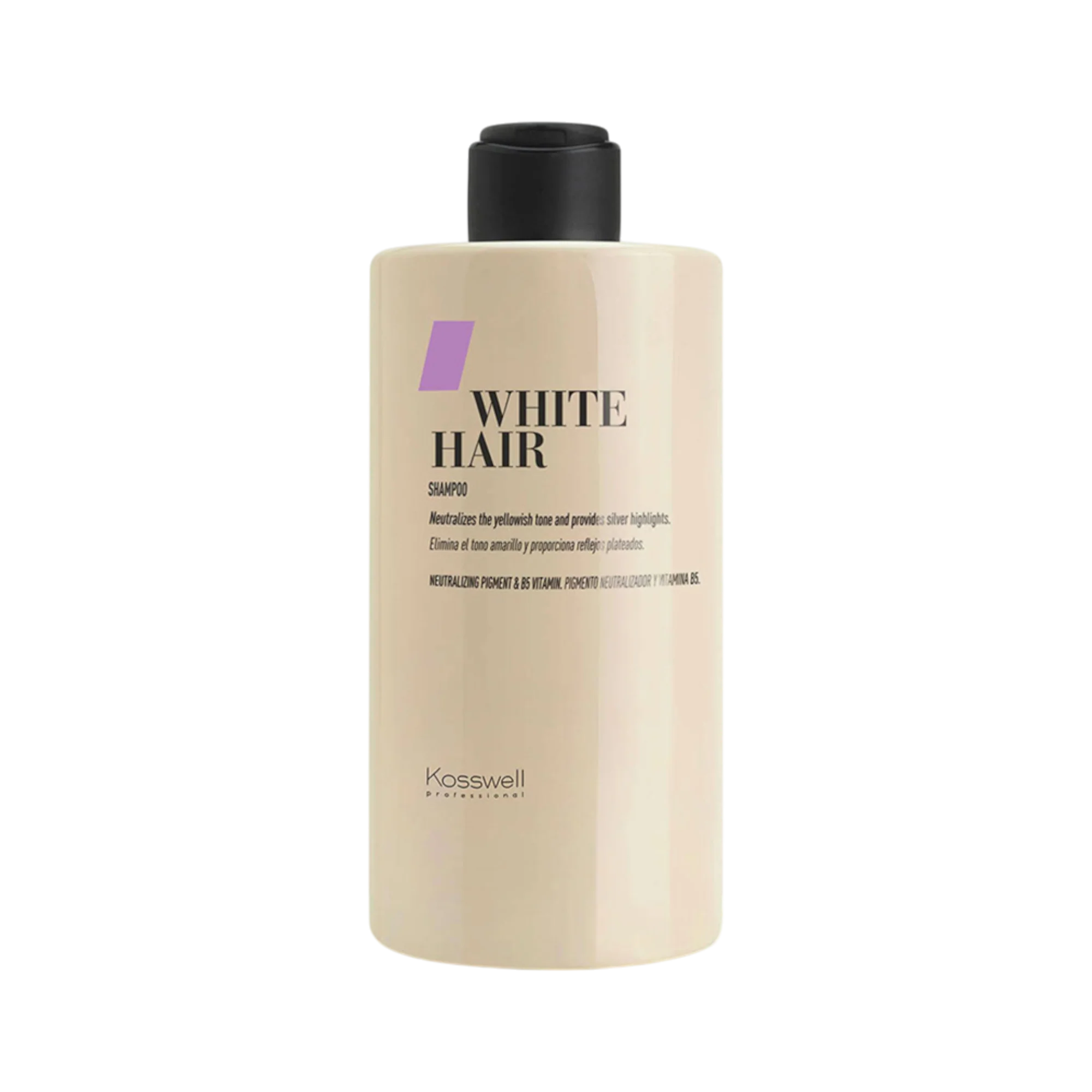KOSSWELL WHITE HAIR Szampon do włosów siwych i blond 500 ml