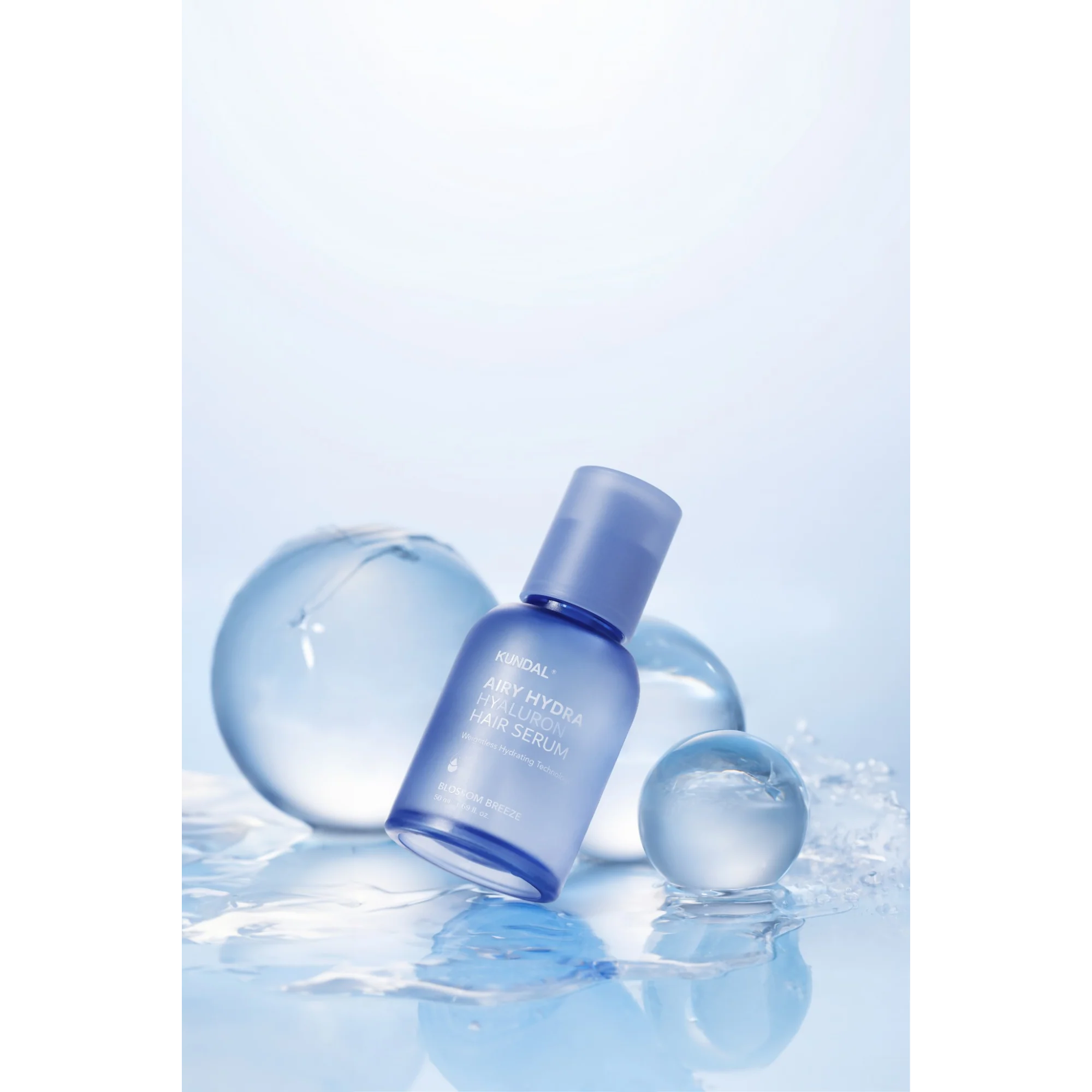 KUNDAL AIRY HYDRA HYALURON Lekkie serum nawilżające do włosów Blossom Breeze 50 ml - Image 3