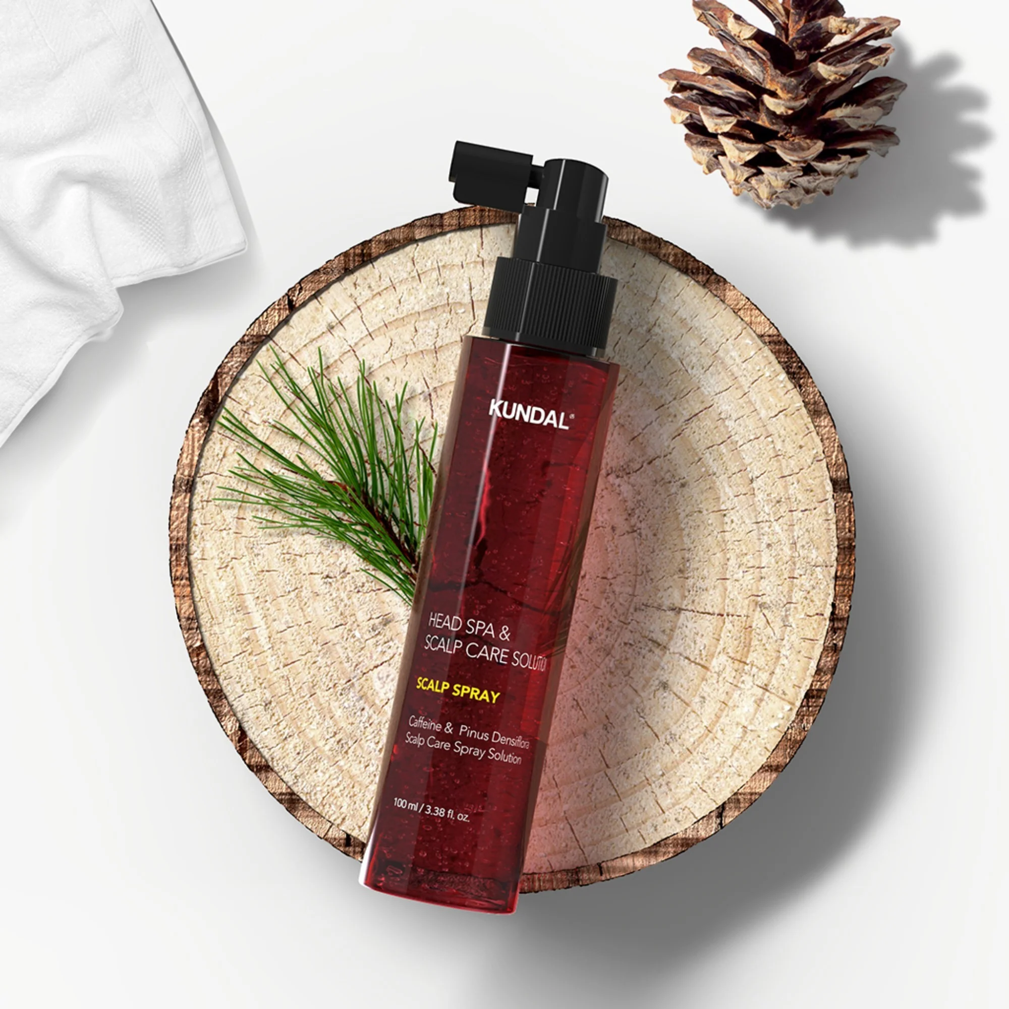 KUNDAL HEAD SPA & SCALP CARE TONIC Wzmacniający tonik z kofeiną do skóry głowy 100 ml - Image 3