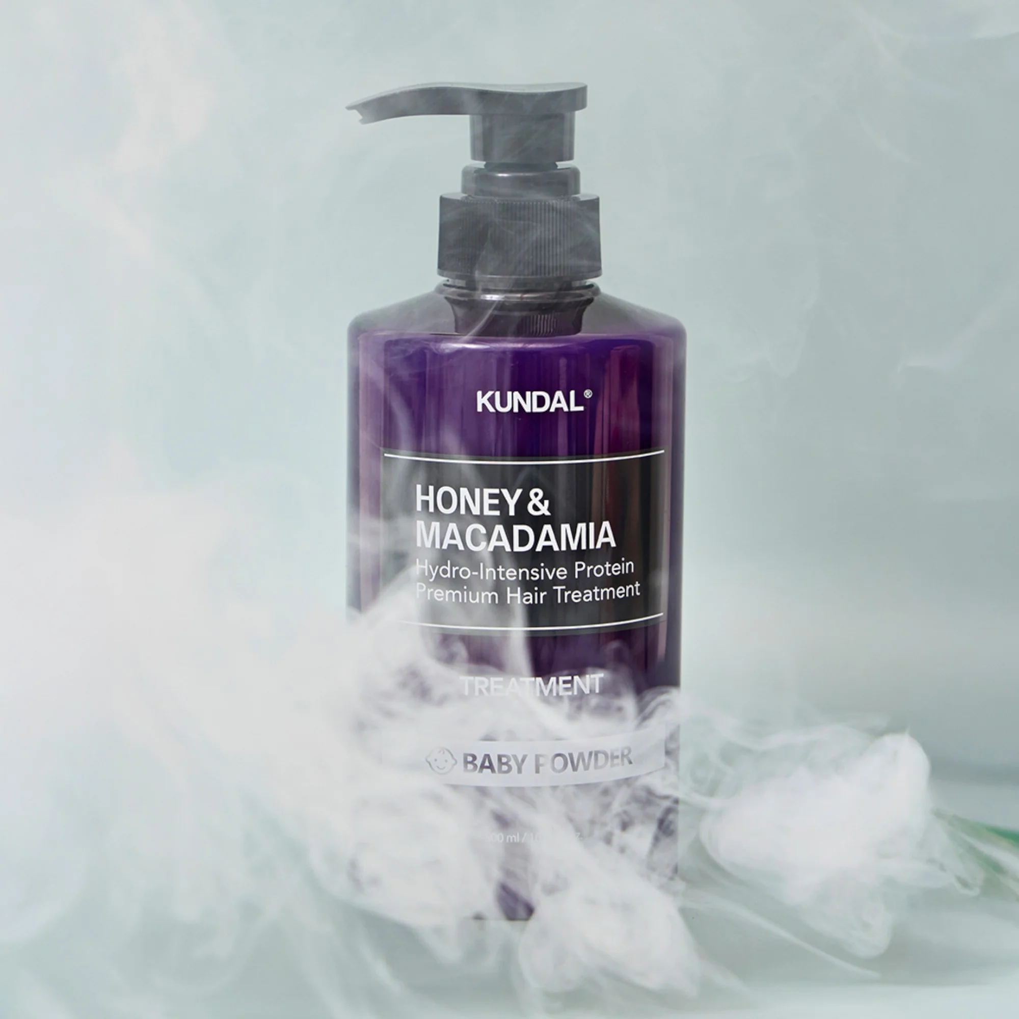 KUNDAL HONEY & MACADAMIA Intensywnie nawilżająca odżywka do włosów Baby Powder 500 ml - Image 2