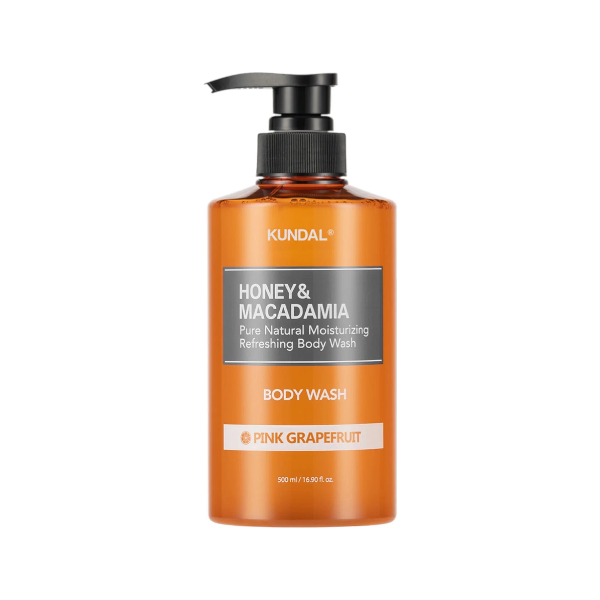 KUNDAL HONEY & MACADAMIA Odświeżający żel do mycia ciała Grapefruit 500 ml