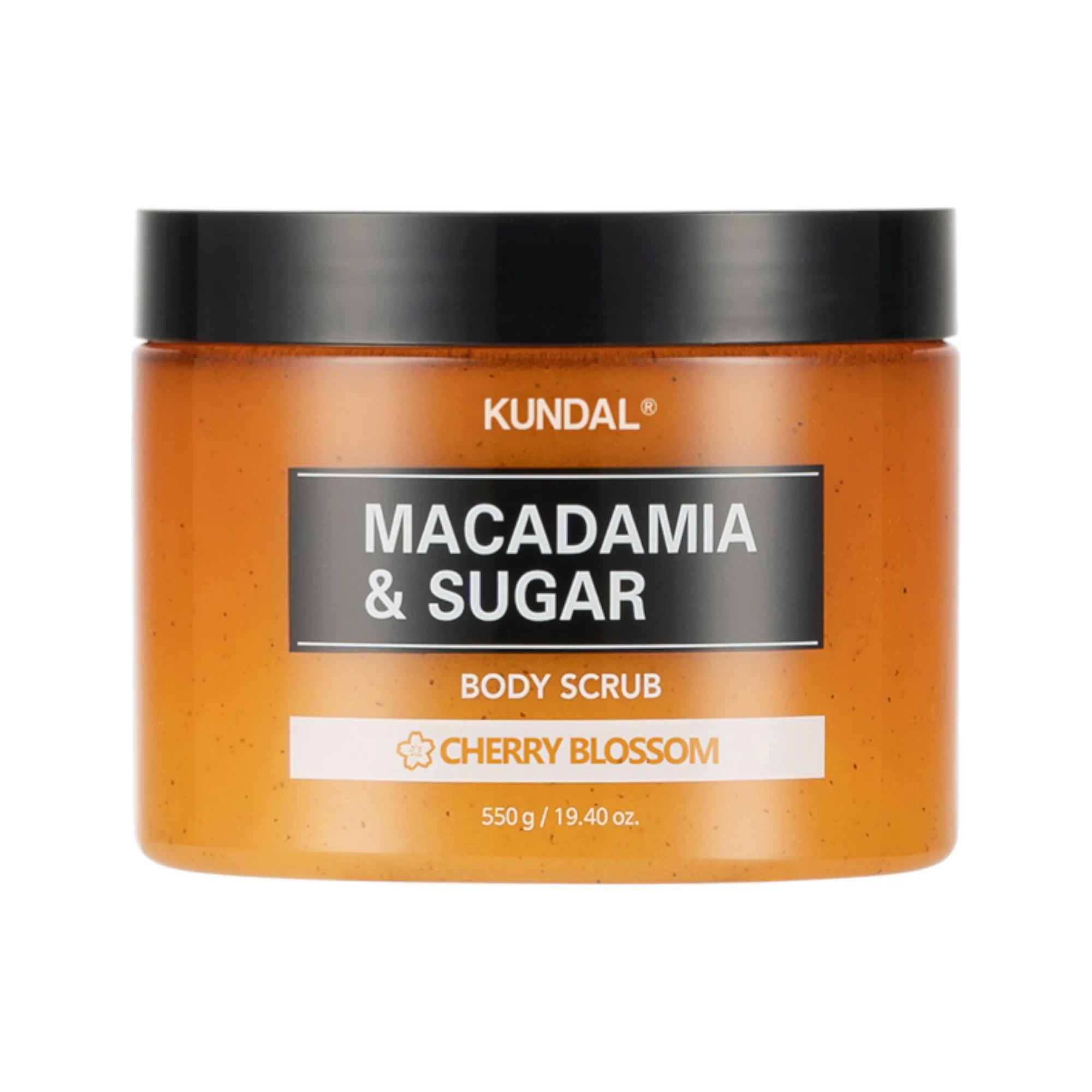 KUNDAL MACADAMIA & SUGAR BODY SCRUB Cukrowy peeling do ciała Cherry Blossom 550 g