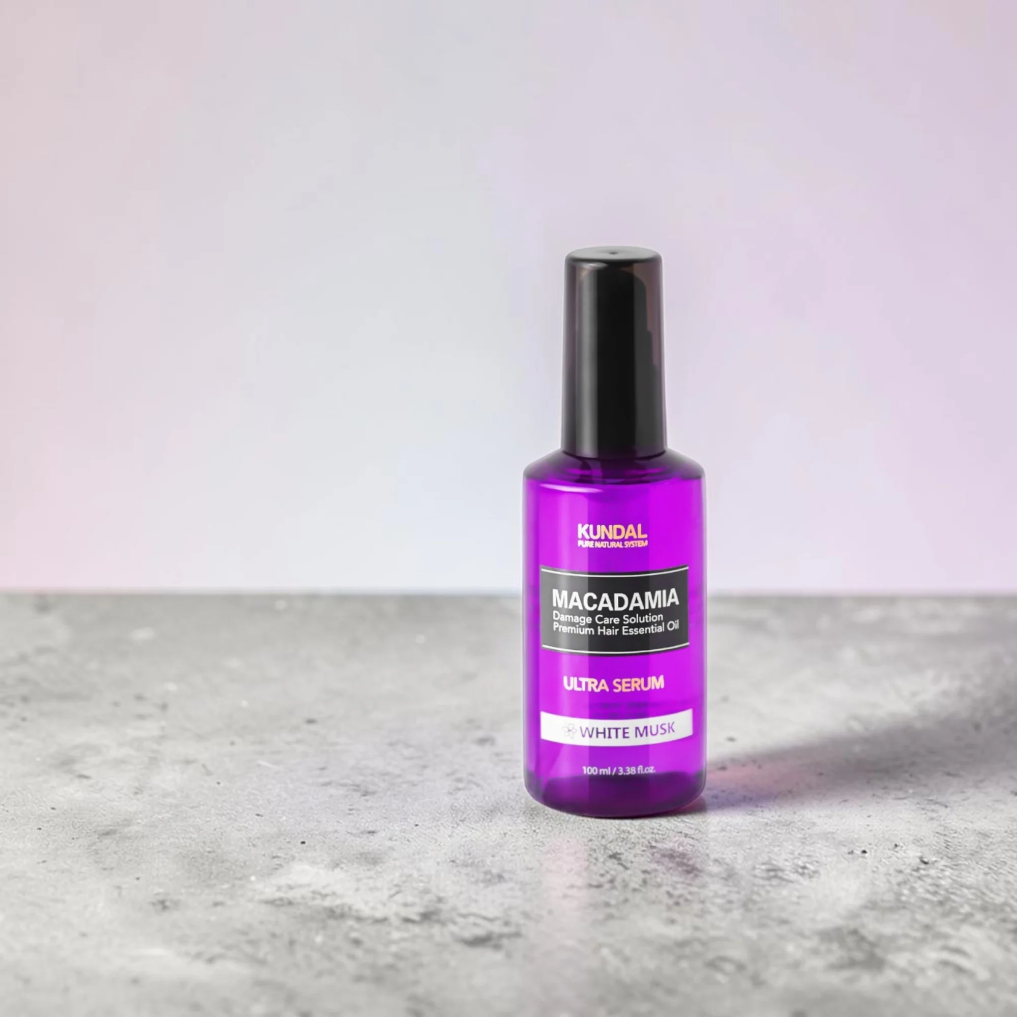 KUNDAL MACADAMIA ULTRA HAIR SERUM Intensywnie regenerujące serum do włosów White Musk 100 ml - Image 3