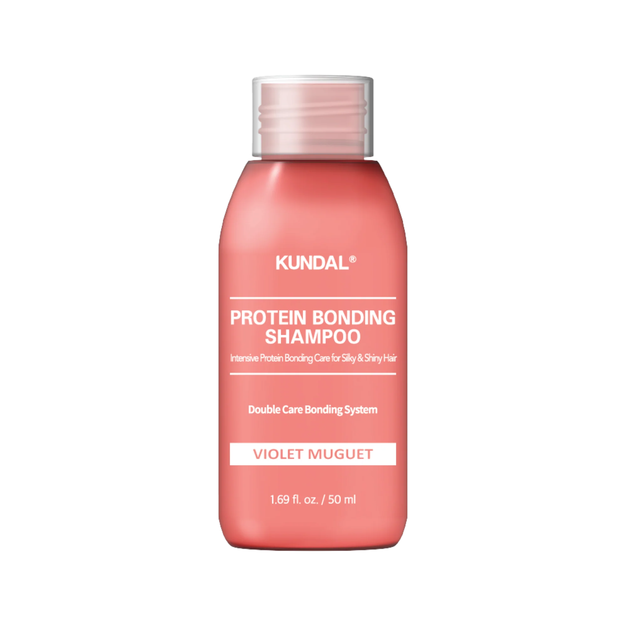 KUNDAL PROTEIN BONDING Głęboko regenerujący szampon do włosów Violet Muguet 50 ml