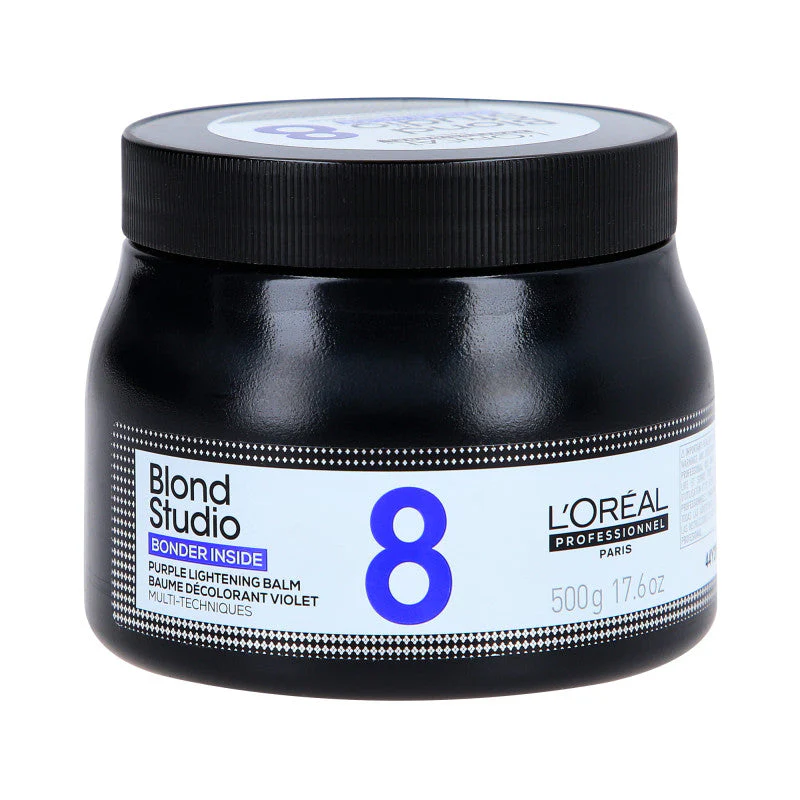 L'OREAL PROFESSIONNEL BLOND STUDIO BONDER INSIDE Fioletowy balsam rozjaśniający do 8 tonów 500 g