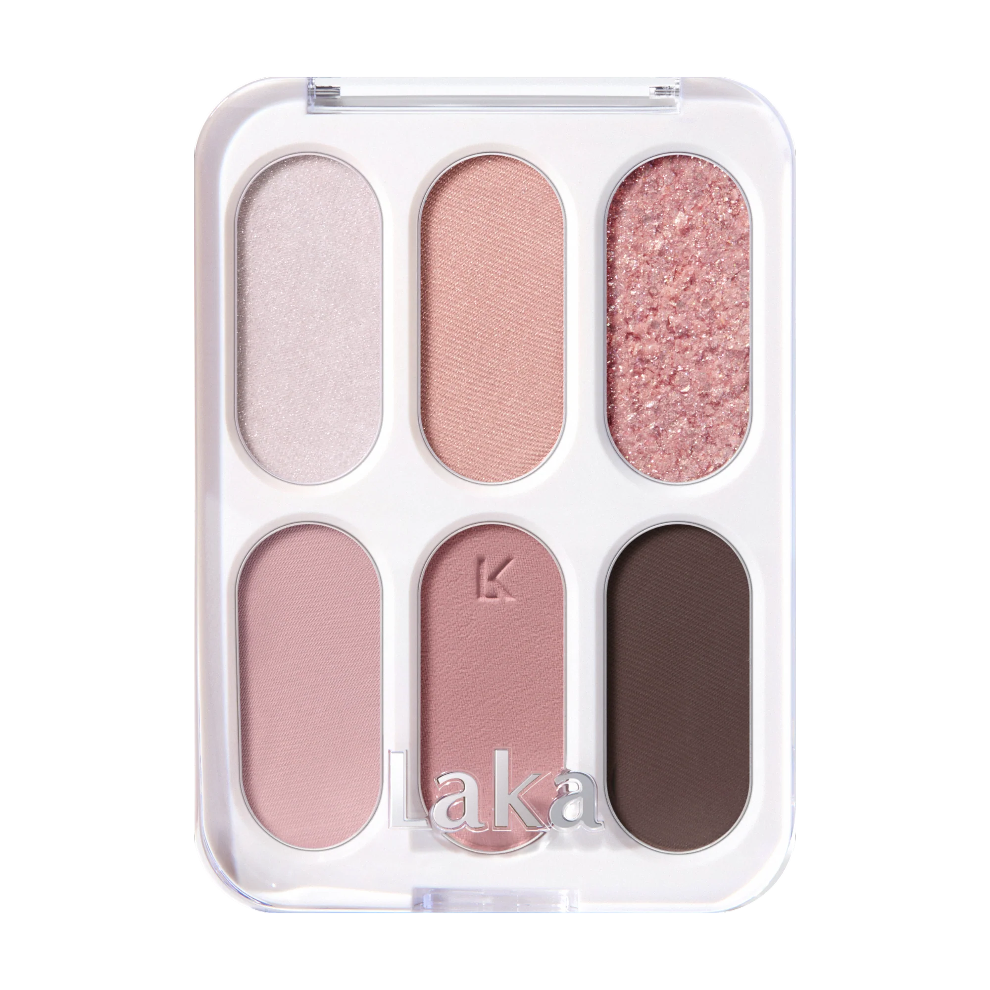 LAKA FOREVER6 EYE PALETTE Paleta cieni do powiek z matowym i połyskującym wykończeniem, 03 Prim Rose 7 g