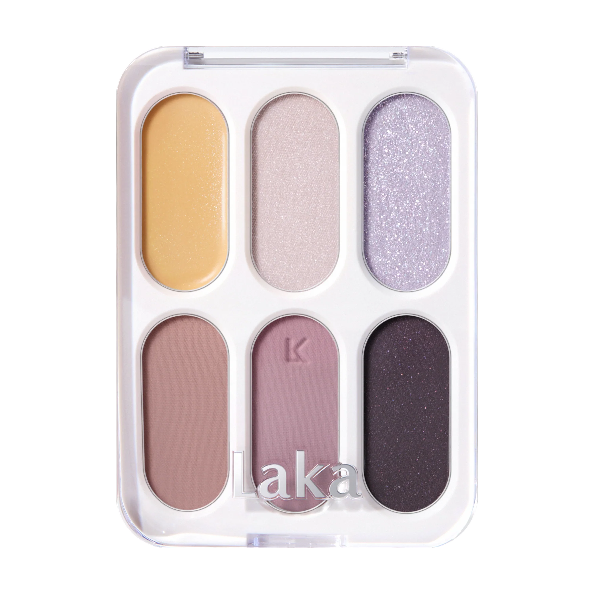 LAKA FOREVER6 EYE PALETTE Paleta cieni do powiek z matowym i połyskującym wykończeniem, 02 Attention 7 g