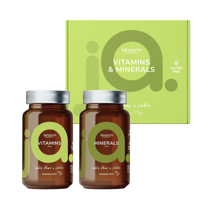 LEVANN “jA” Zestaw suplementów diety Vitamins & Minerals, 2x30 kapsułek - Image 2