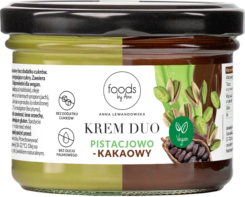 FOODS BY ANN Wegański krem duo pistacjowo-kakaowy 200 g
