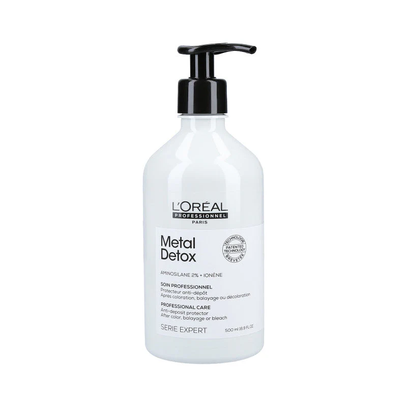 L’OREAL PROFESSIONNEL METAL DETOX Intensywna kuracja ochronna dla włosów po zabiegach chemicznych 500 ml