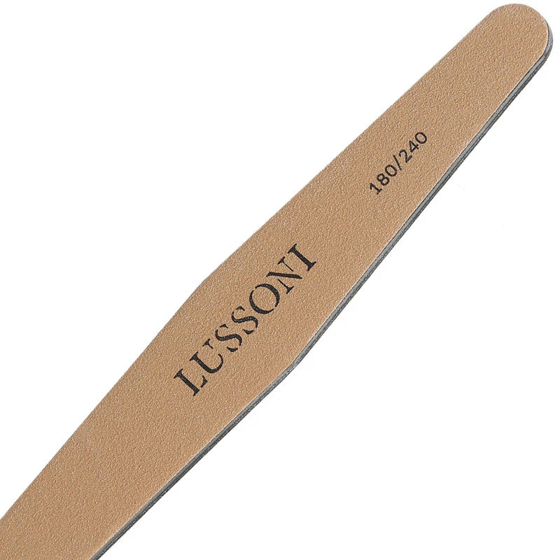 LUSSONI Pilnik do paznokci PREMIUM, Trapez, 180/240, 10 szt. - Image 3
