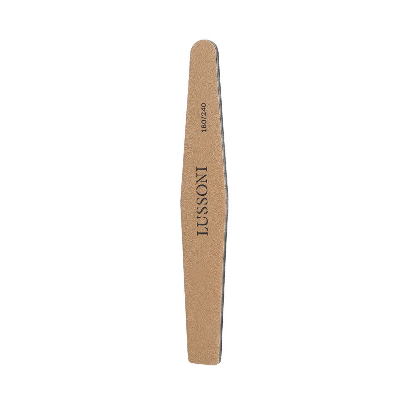 LUSSONI Pilnik do paznokci PREMIUM, Trapez, 180/240, 25 szt.