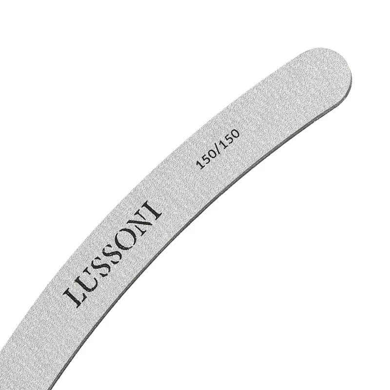 LUSSONI Pilnik do paznokci ZEBRA, Banan, 150/150, 10 szt. - Image 3