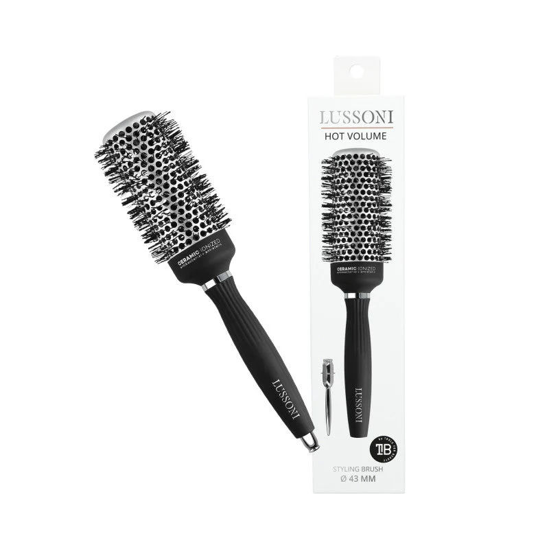 LUSSONI Hot Volume Szczotka do modelowania z karbowanym włosiem, Ø 43 mm