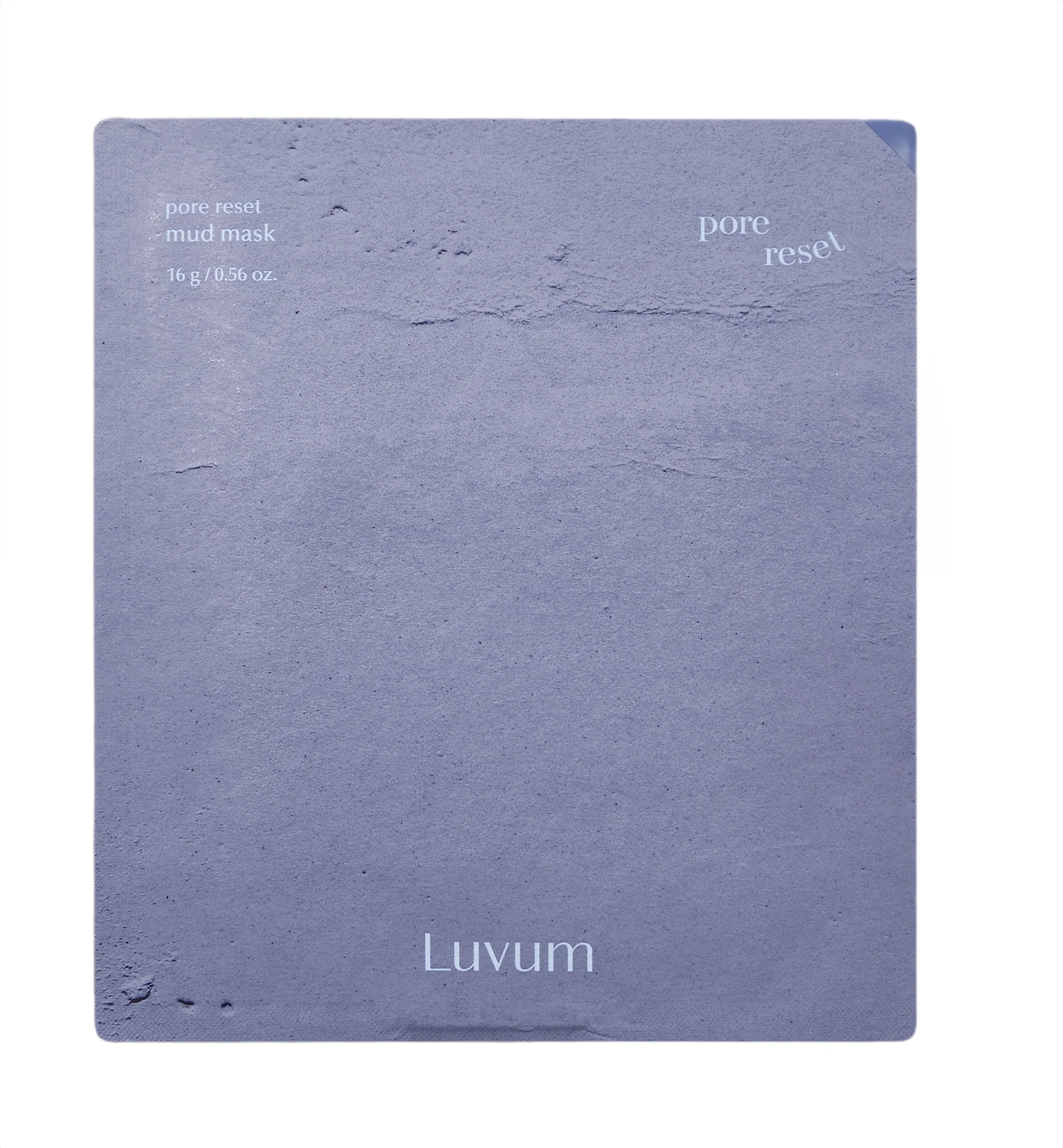 LUVUM PORE RESET MUD Maska błotna w płachcie z kwasami PHA 1 szt.