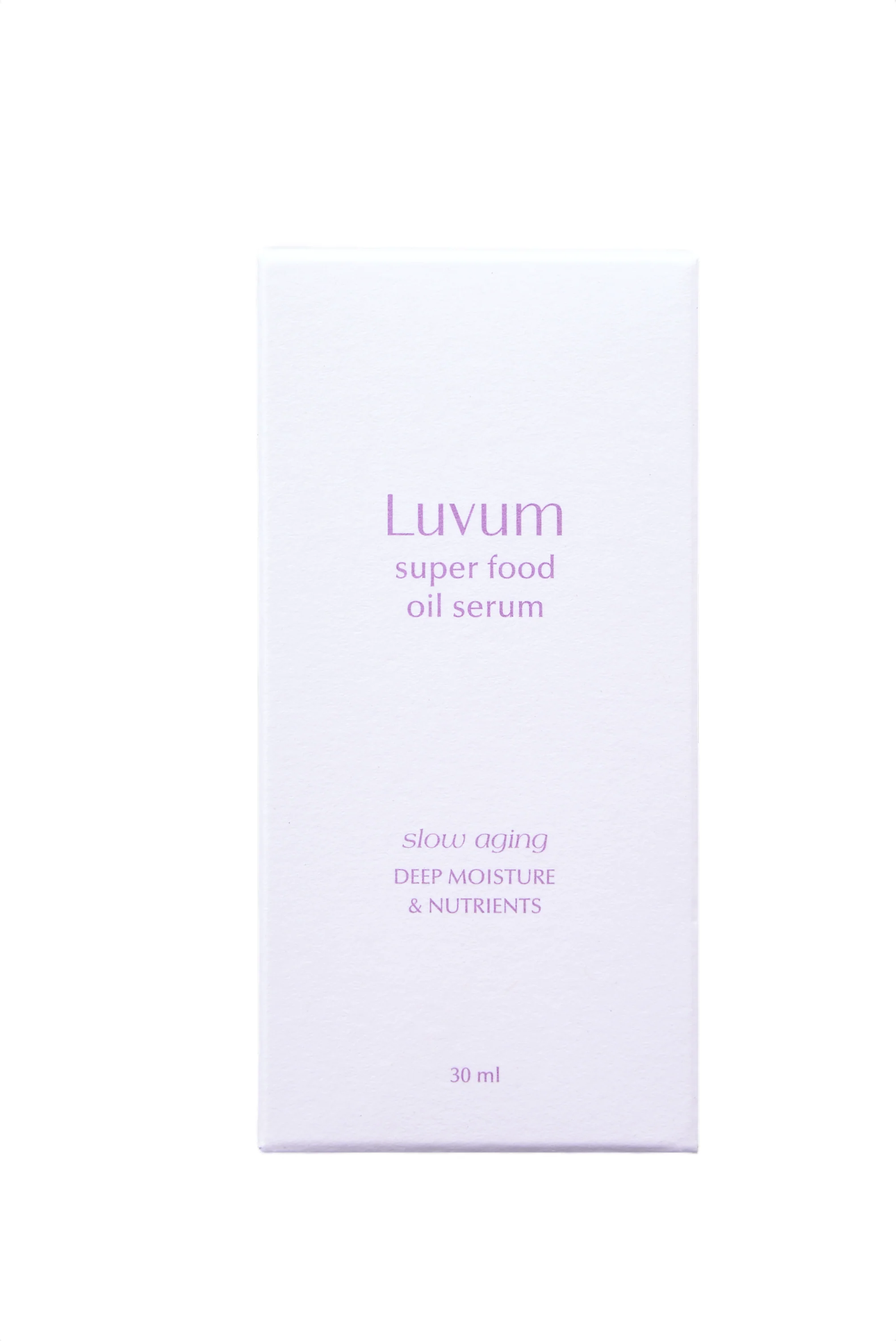 LUVUM SLOW AGING SUPER FOOD OIL SERUM Dwufazowe serum olejowe roślinnymi peptydami 30 ml - Image 2
