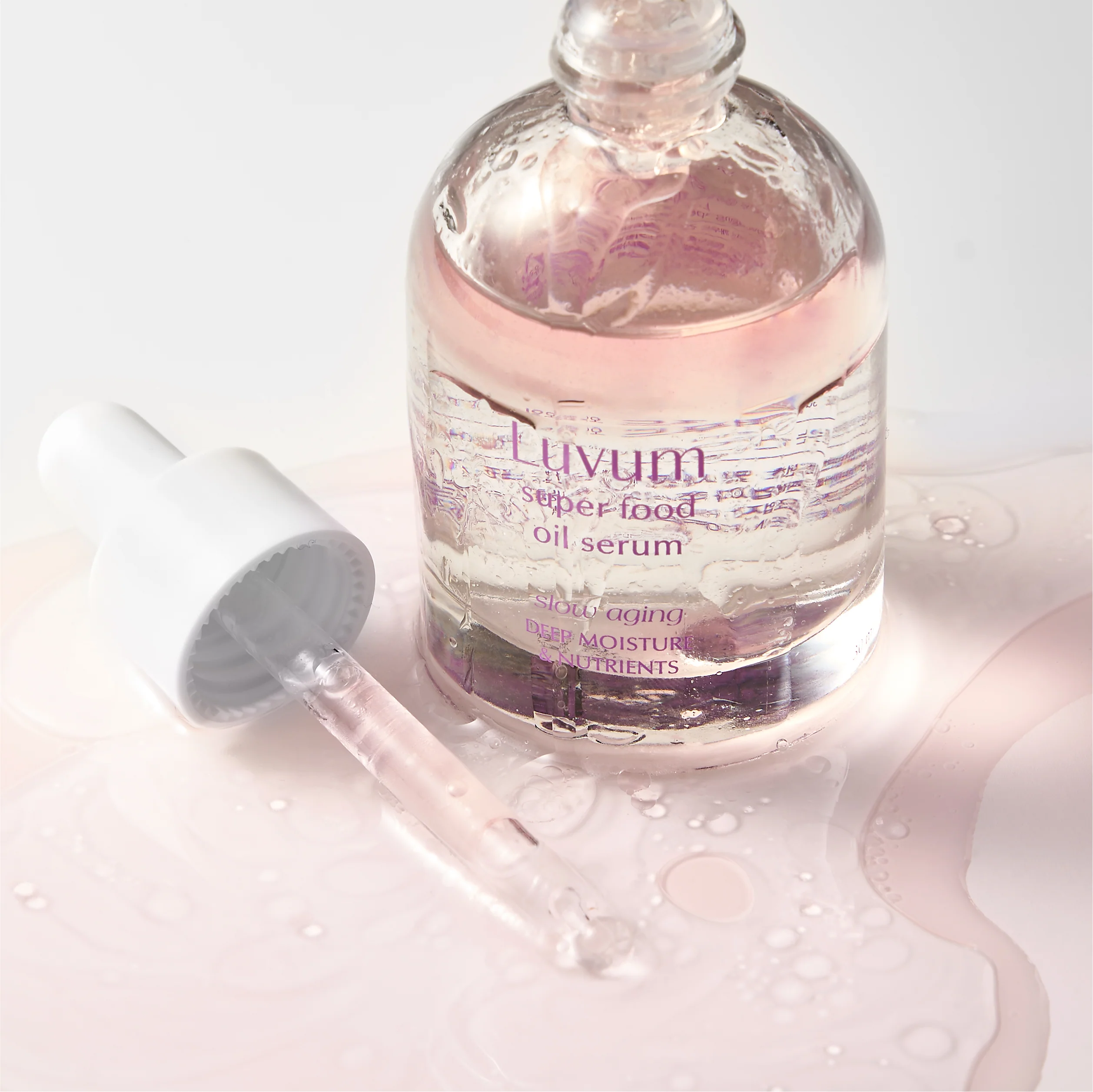 LUVUM SLOW AGING SUPER FOOD OIL SERUM Dwufazowe serum olejowe roślinnymi peptydami 30 ml - Image 3