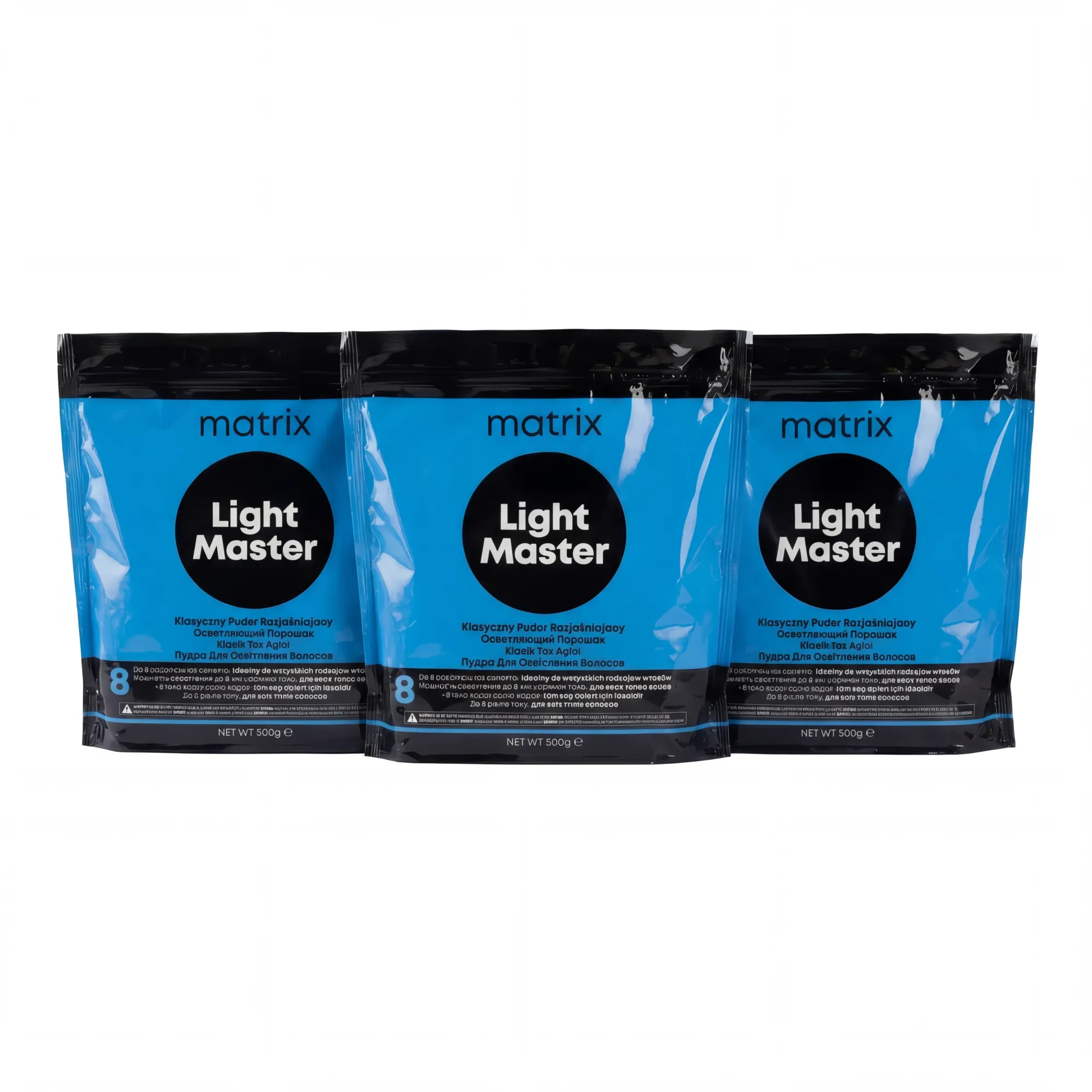 MATRIX LIGHT MASTER Rozjaśniacz do włosów w pudrze (do 8 tonów) 500g - MULTIPAKI