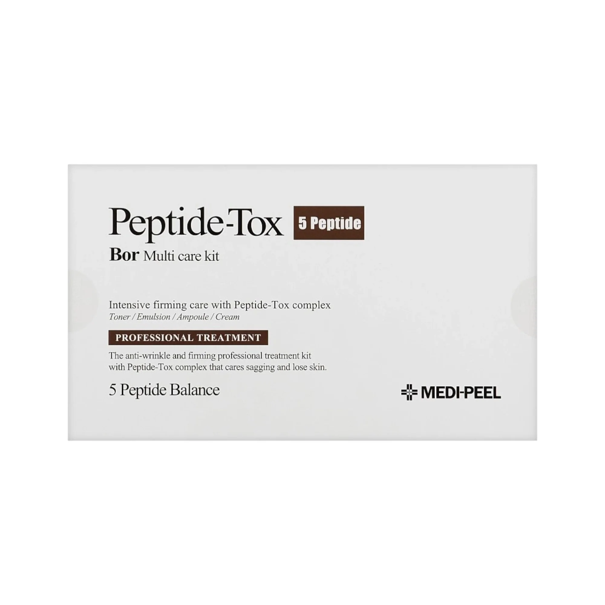 MEDI-PEEL PEPTIDE TOX-BOR Liftingujący i przeciwzmarszczkowy zestaw miniatur do twarzy