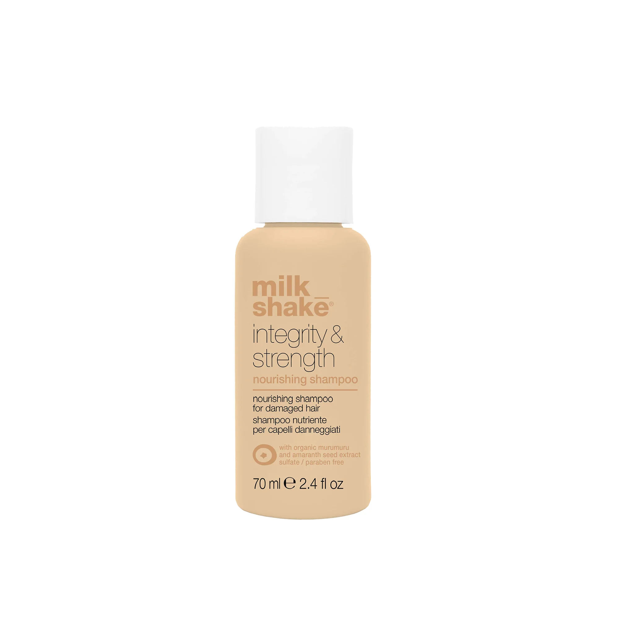 MILK SHAKE INTEGRITY & STRENGTH NOURISHING Odżywczy szampon do włosów zniszczonych 70 ml
