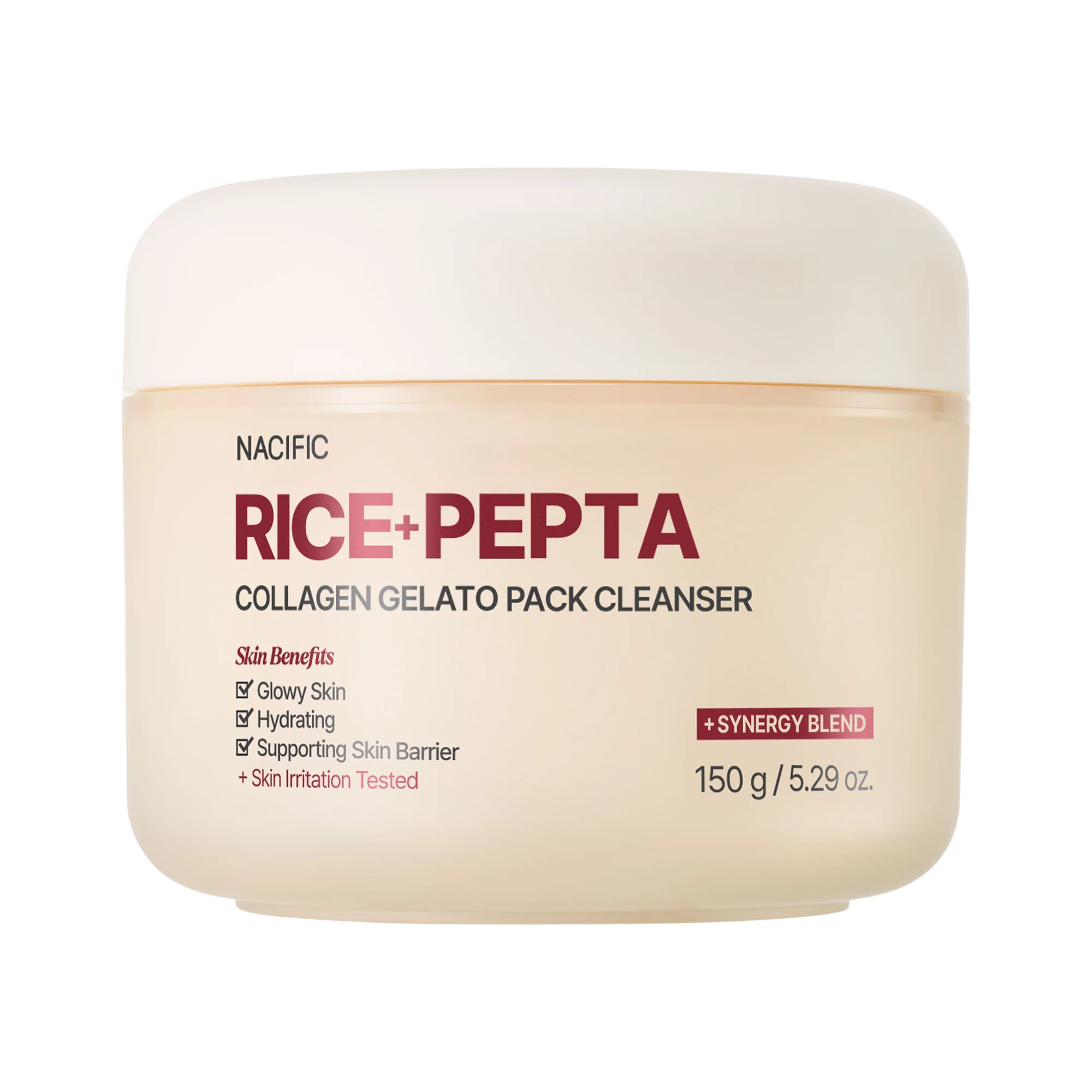NACIFIC RICE+PEPTA COLLAGEN GELATO PACK CLEANSER Oczyszczająca maska i żel do mycia twarzy 2w1, 150 g