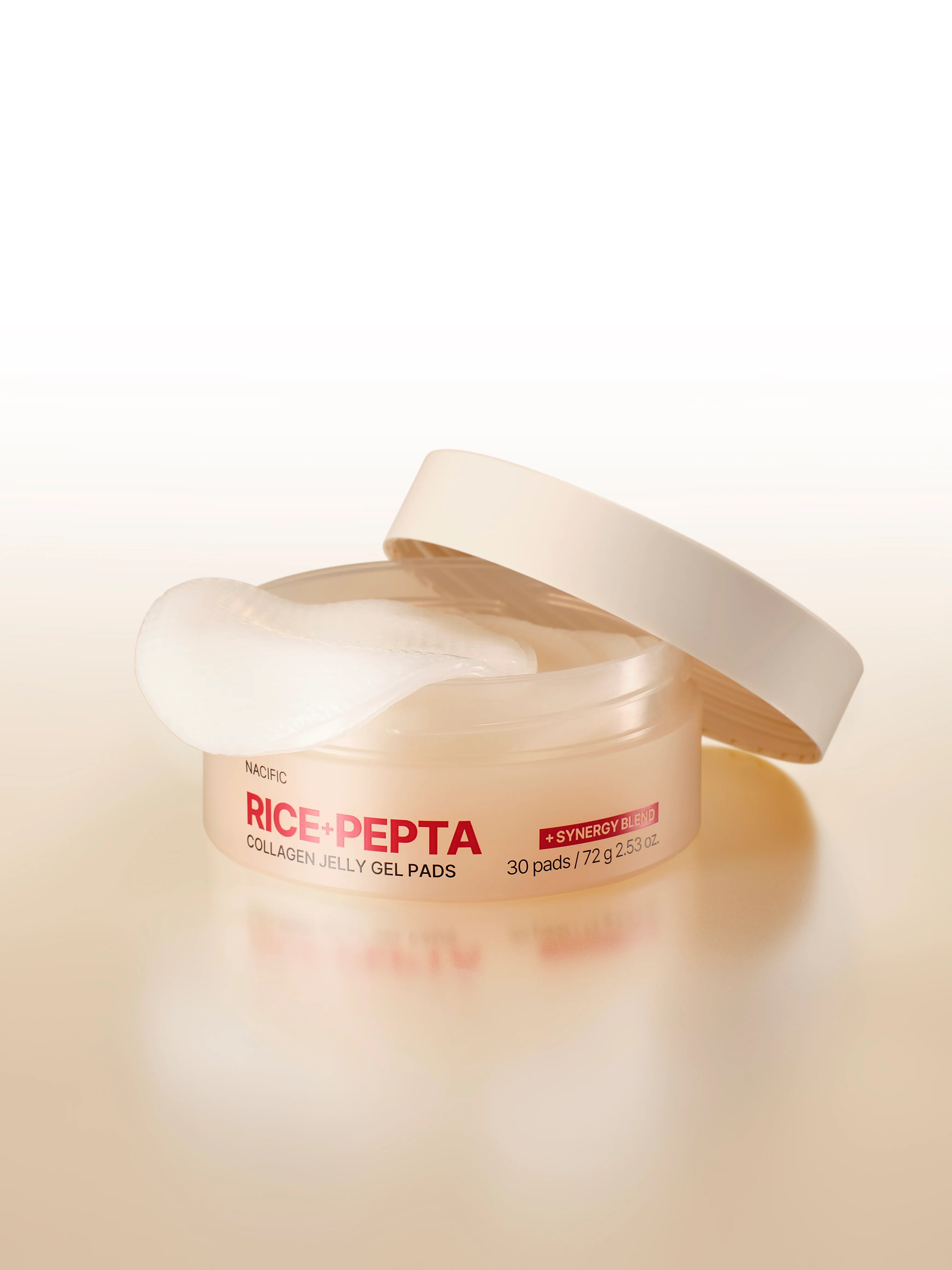 NACIFIC RICE+PEPTA COLLAGEN JELLY GEL PADS Hydrożelowe płatki kolagenowe pod oczy 72 g (30szt.) - Image 5
