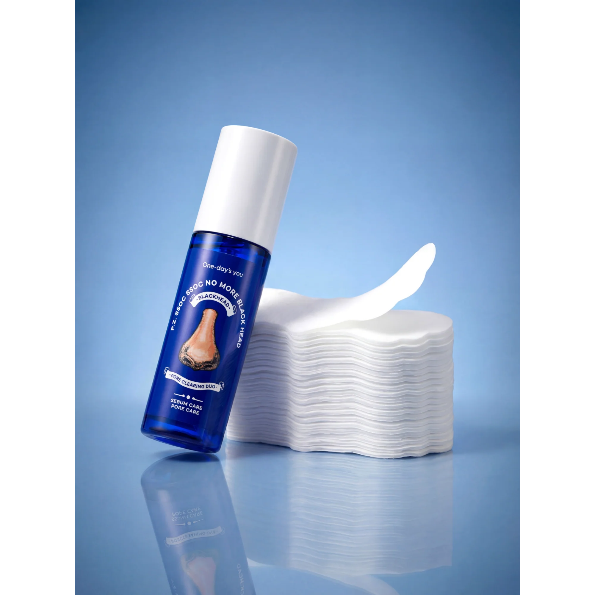 ONE-DAY’S YOU NO MORE BLACKHEAD Zestaw do pielęgnacji skóry skłonnej do zaskórników 100 ml + 15 szt. - Image 2
