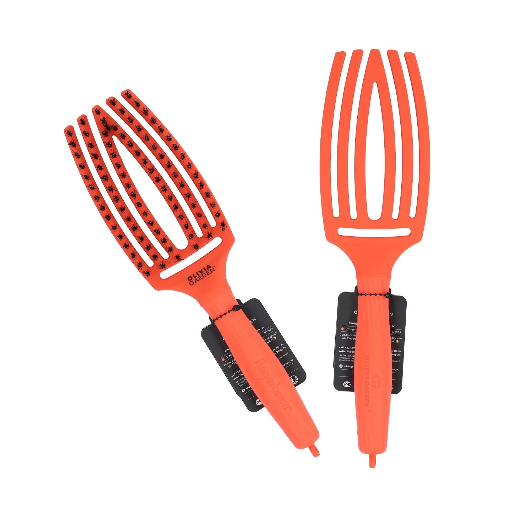 OLIVIA GARDEN FINGERBRUSH Szczotka do włosów Dolce Vita Orange Spritz
