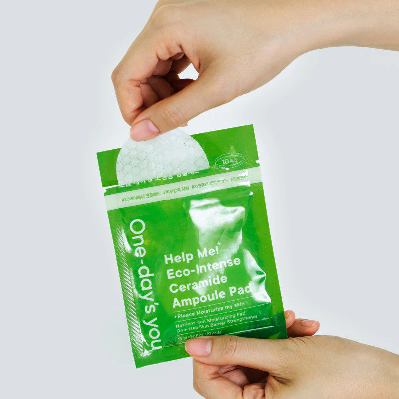 ONE-DAY’S YOU HELP ME ECO-INTENSE Nawilżające płatki z ceramidami 18 ml (10 szt.) - Image 2