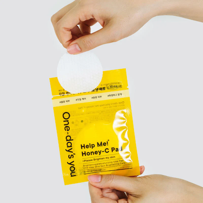 ONE-DAY’S YOU HELP ME HONEY-C PAD Rozjaśniające płatki tonizujące 18 ml (10 szt.) - Image 2