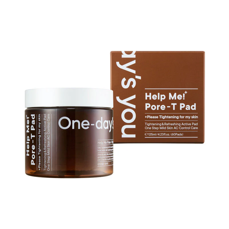 ONE-DAY’S YOU HELP ME Płatki tonizujące zwężające pory 125 ml (60 szt.)