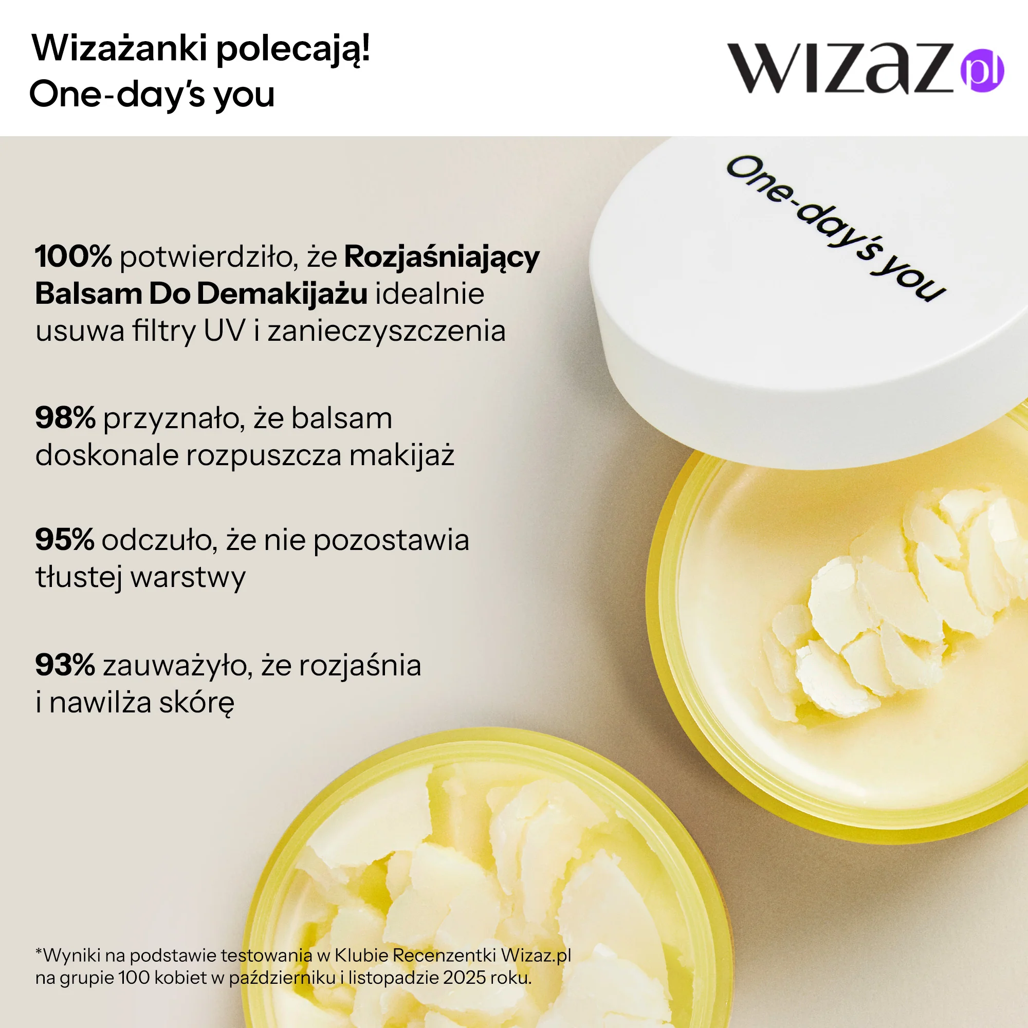 ONE-DAY’S YOU PRO-VITA C Rozjaśniający balsam do demakijażu 120 ml - Image 3