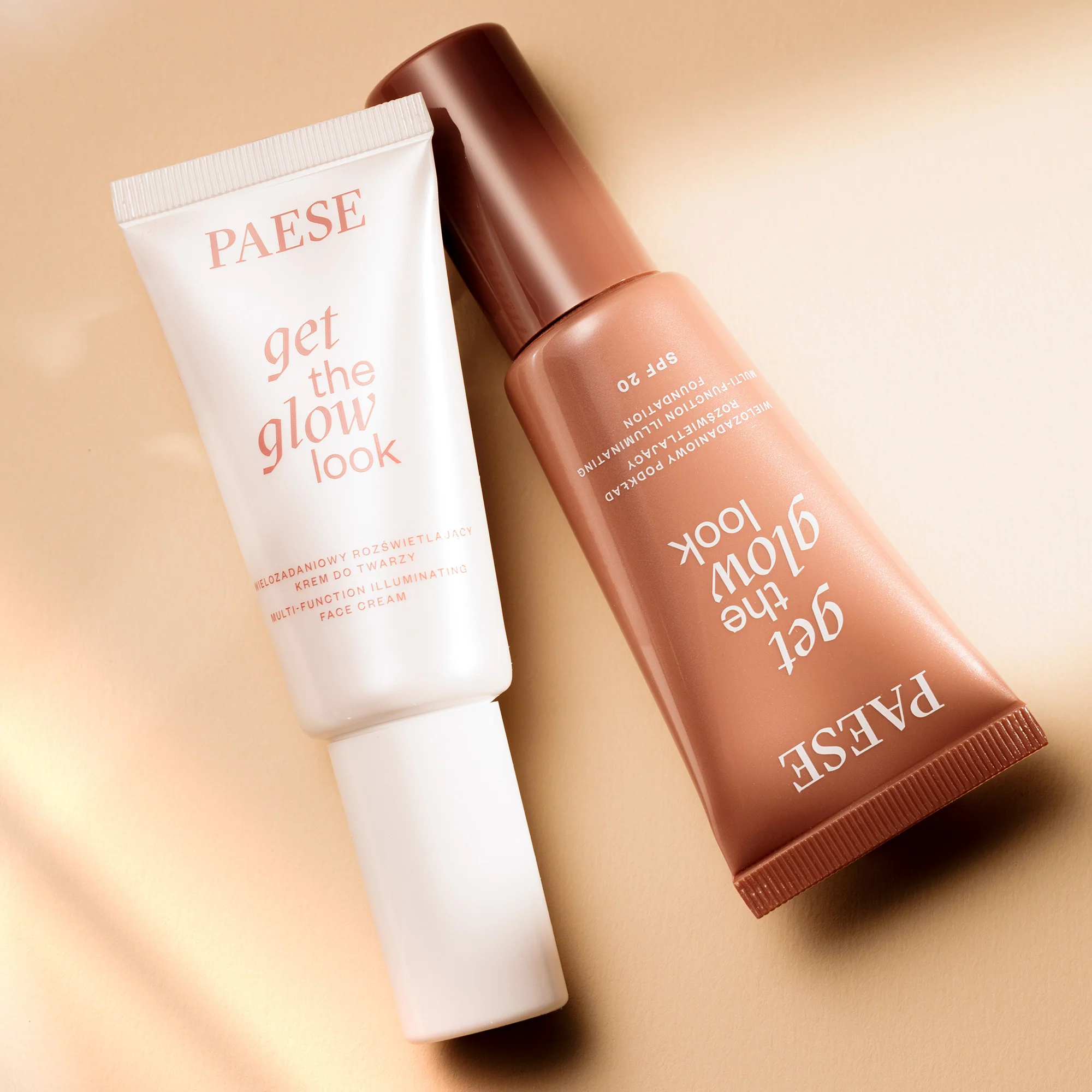 PAESE GET THE GLOW LOOK Wielozadaniowy rozświetlający krem do twarzy 30 ml - Image 5
