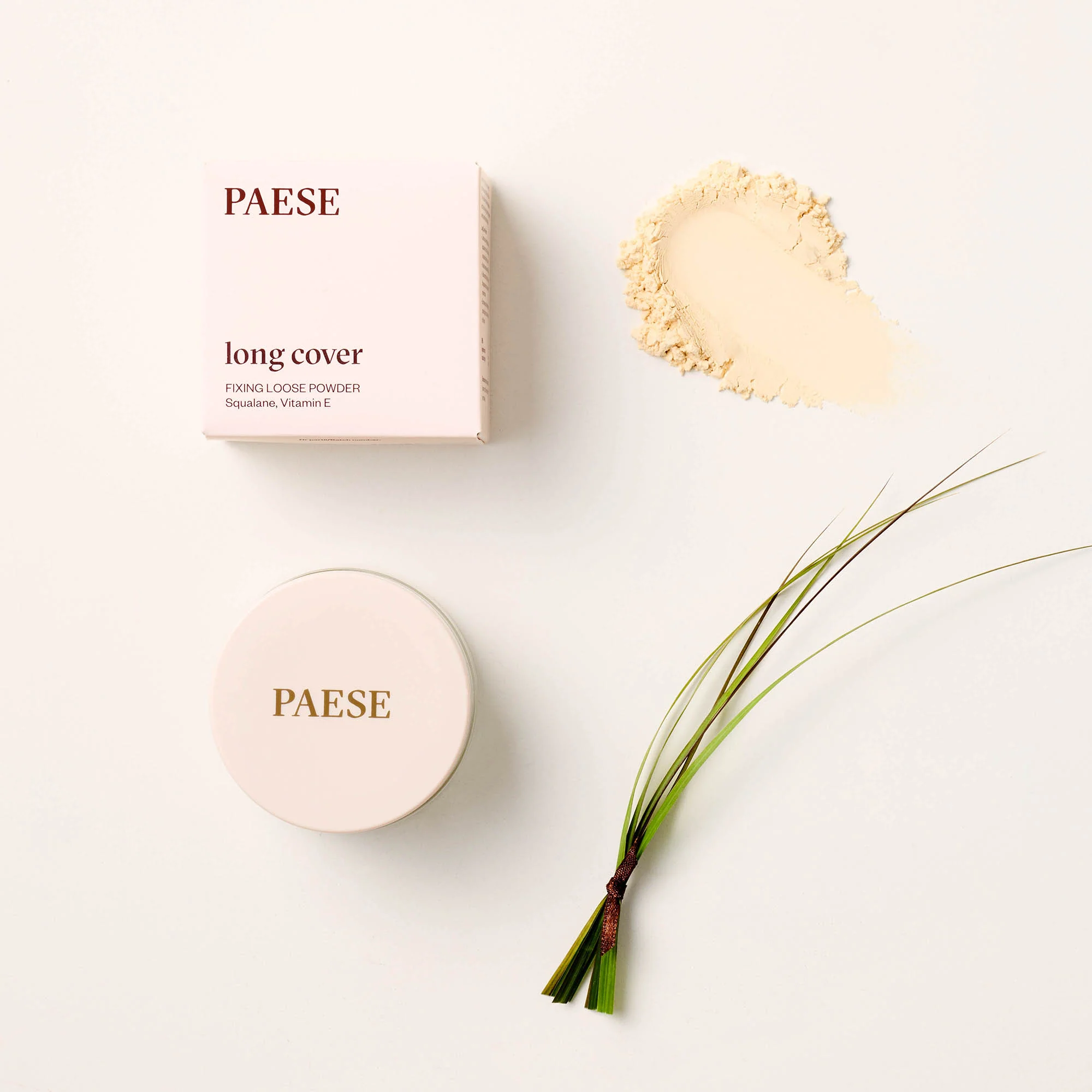 PAESE LONG COVER Puder sypki, utrwalający, Light Beige 6 g - Image 6