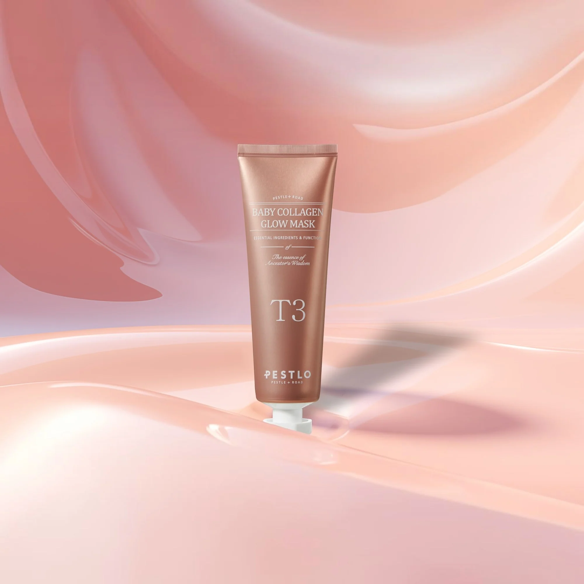 PESTLO T3 BABY COLLAGEN GLOW MASK Maska kolagenowa peel-off z efektem glow 70 ml - Image 2