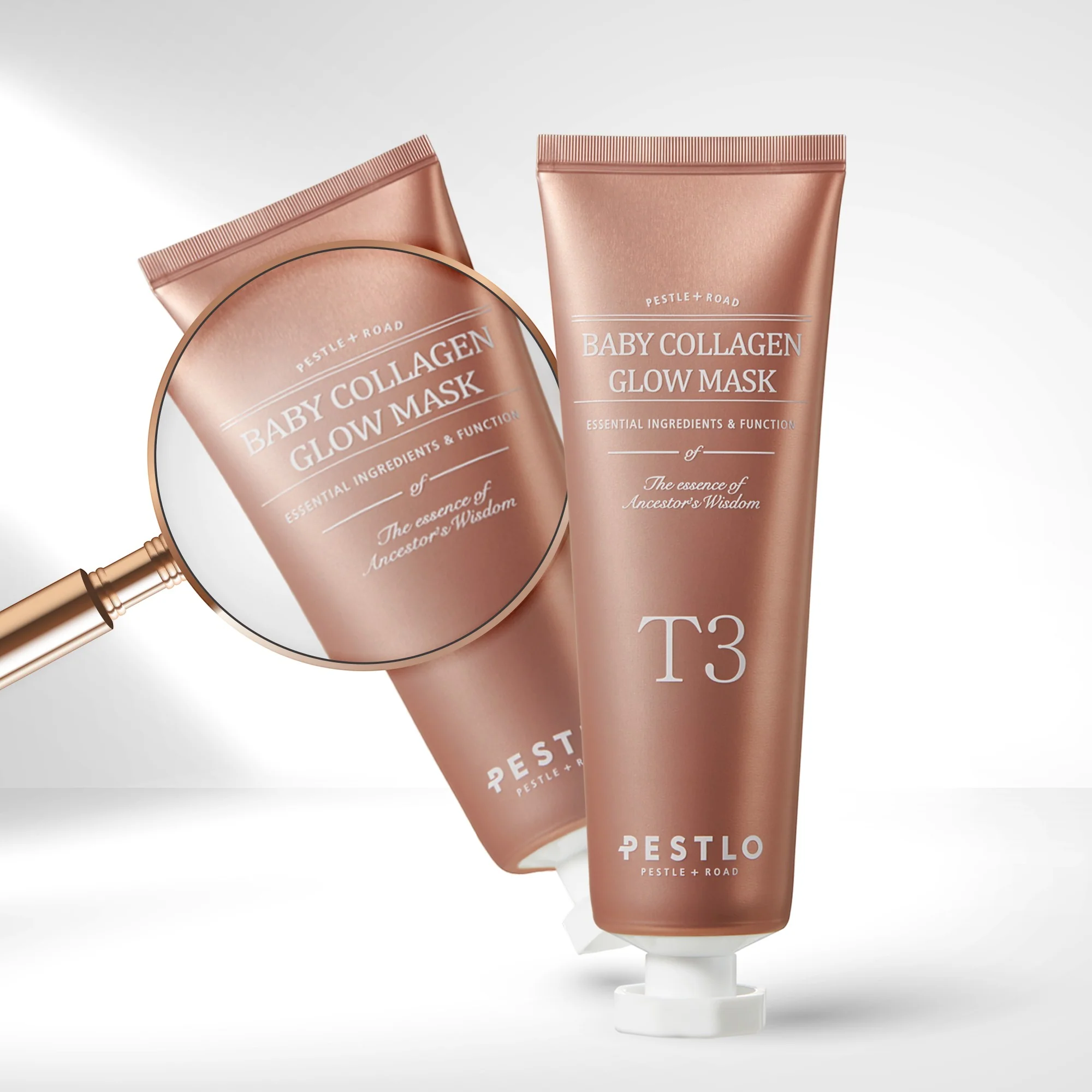PESTLO T3 BABY COLLAGEN GLOW MASK Maska kolagenowa peel-off z efektem glow 70 ml - Image 4