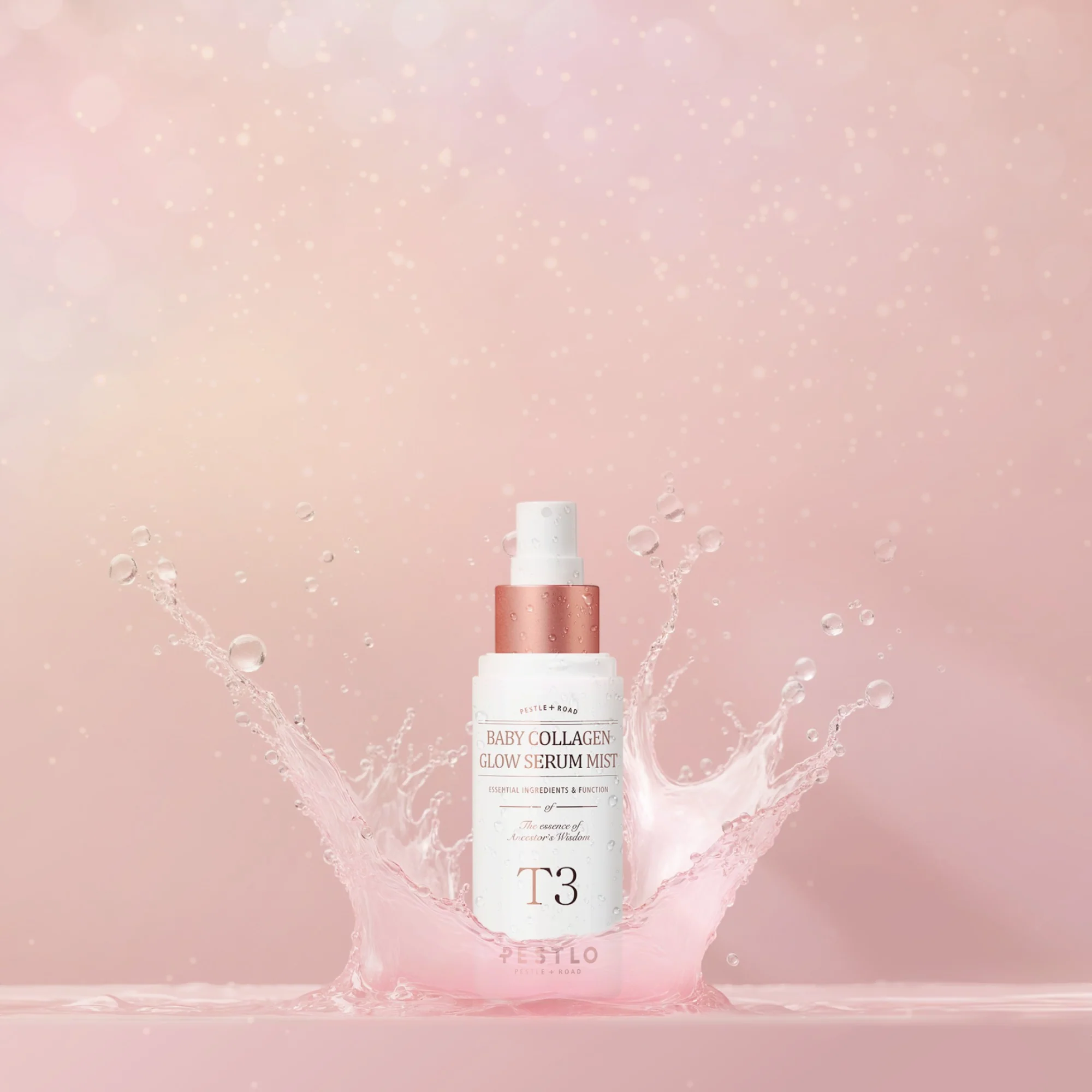 PESTLO T3 BABY COLLAGEN GLOW Kolagenowa mgiełka-serum z efektem glow 50 ml - Image 5