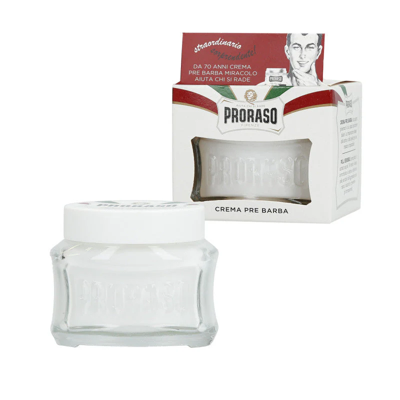PRORASO WHITE Łagodzący krem przed goleniem 100 ml