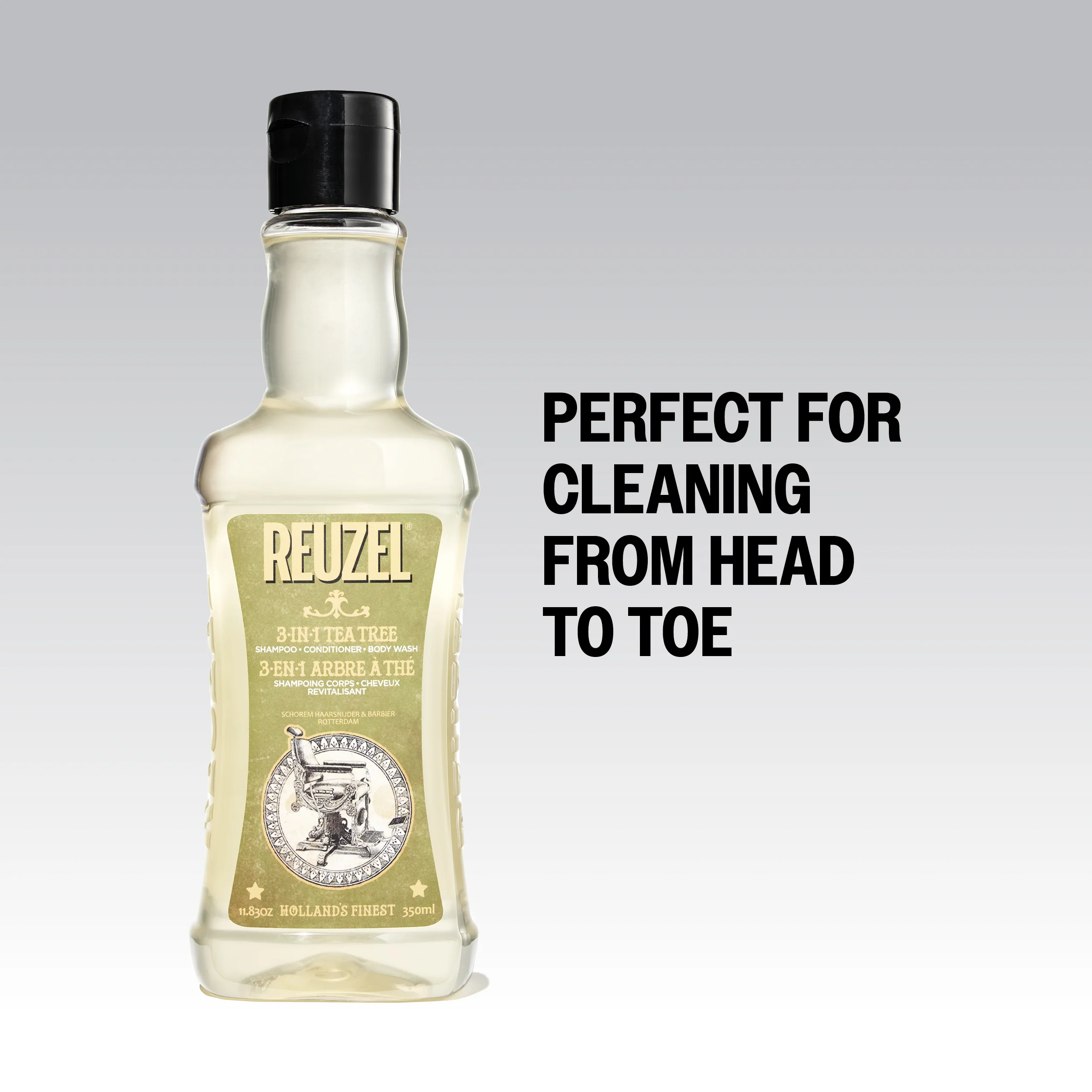 REUZEL 3w1 TEA TREE Szampon do włosów, skóry głowy i ciała 100ml - Image 4
