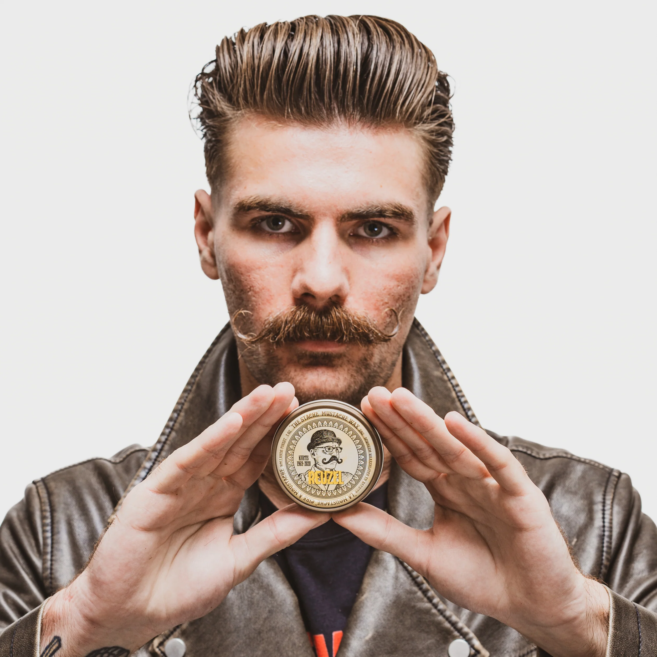 REUZEL BOURBON SIDECAR MUSTACHE WAX Wosk do włosów 28 g - Image 3