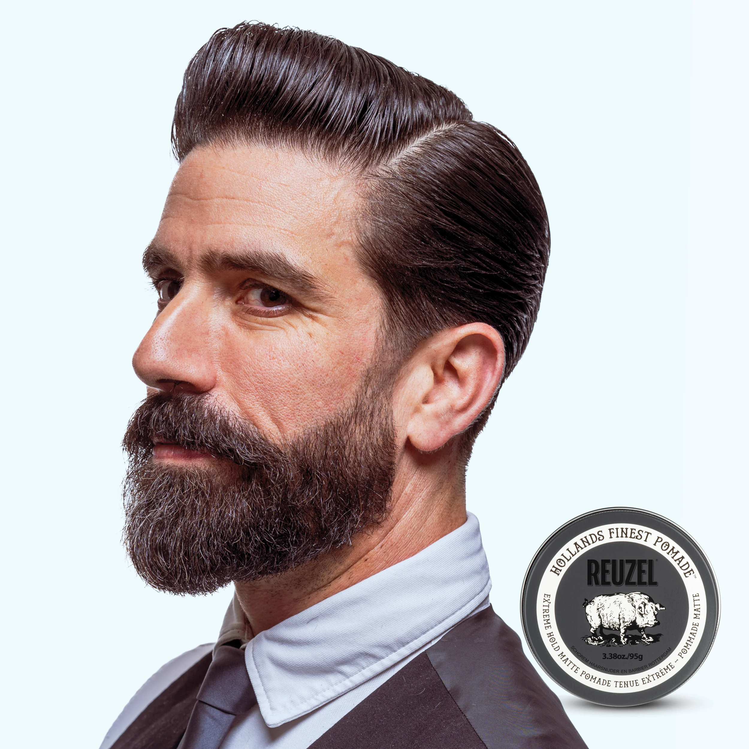 REUZEL EXTREME HOLD MATTE POMADE Super mocna matująca pomada do włosów 35 g - Image 3