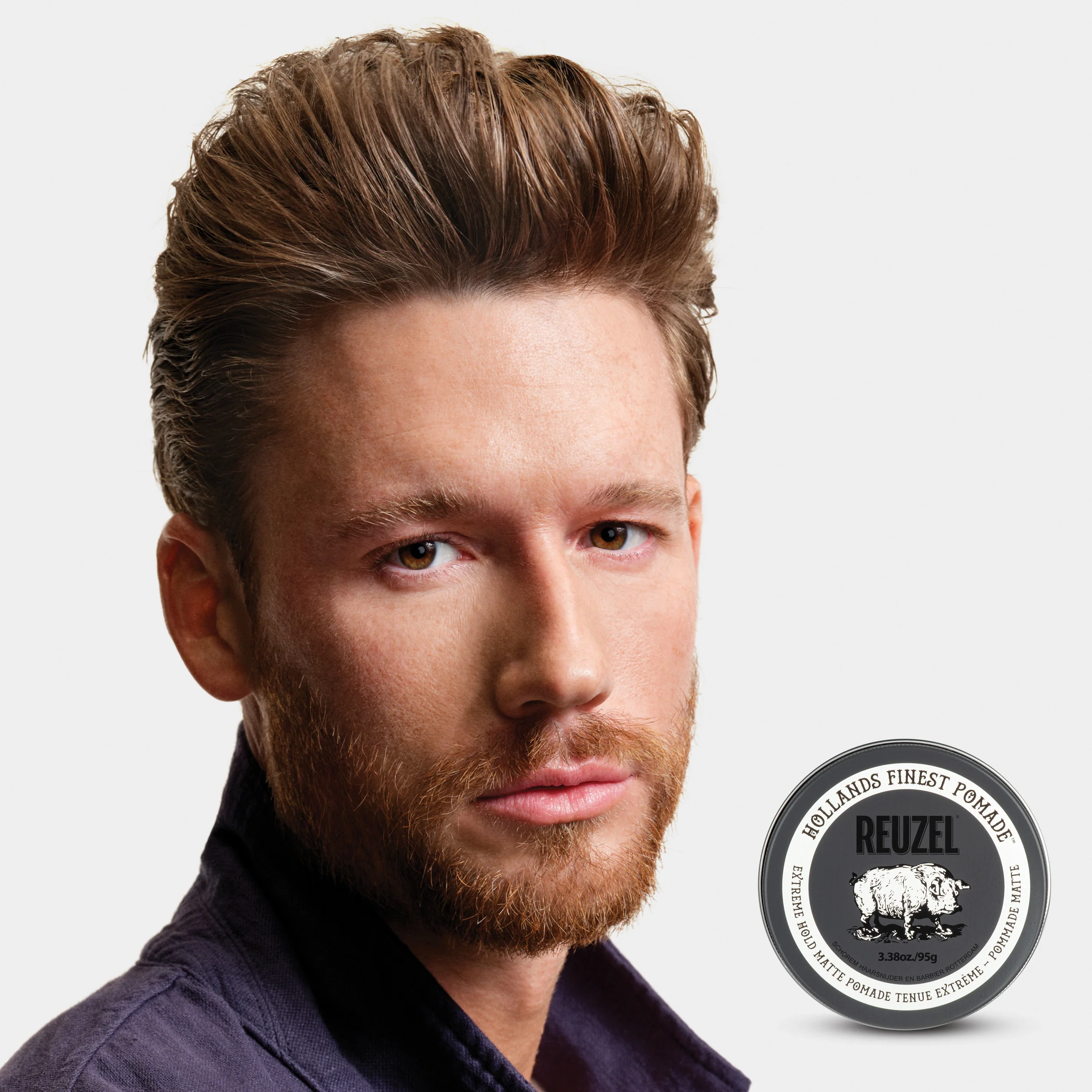 REUZEL EXTREME HOLD MATTE POMADE Super mocna matująca pomada do włosów 95 g - Image 3