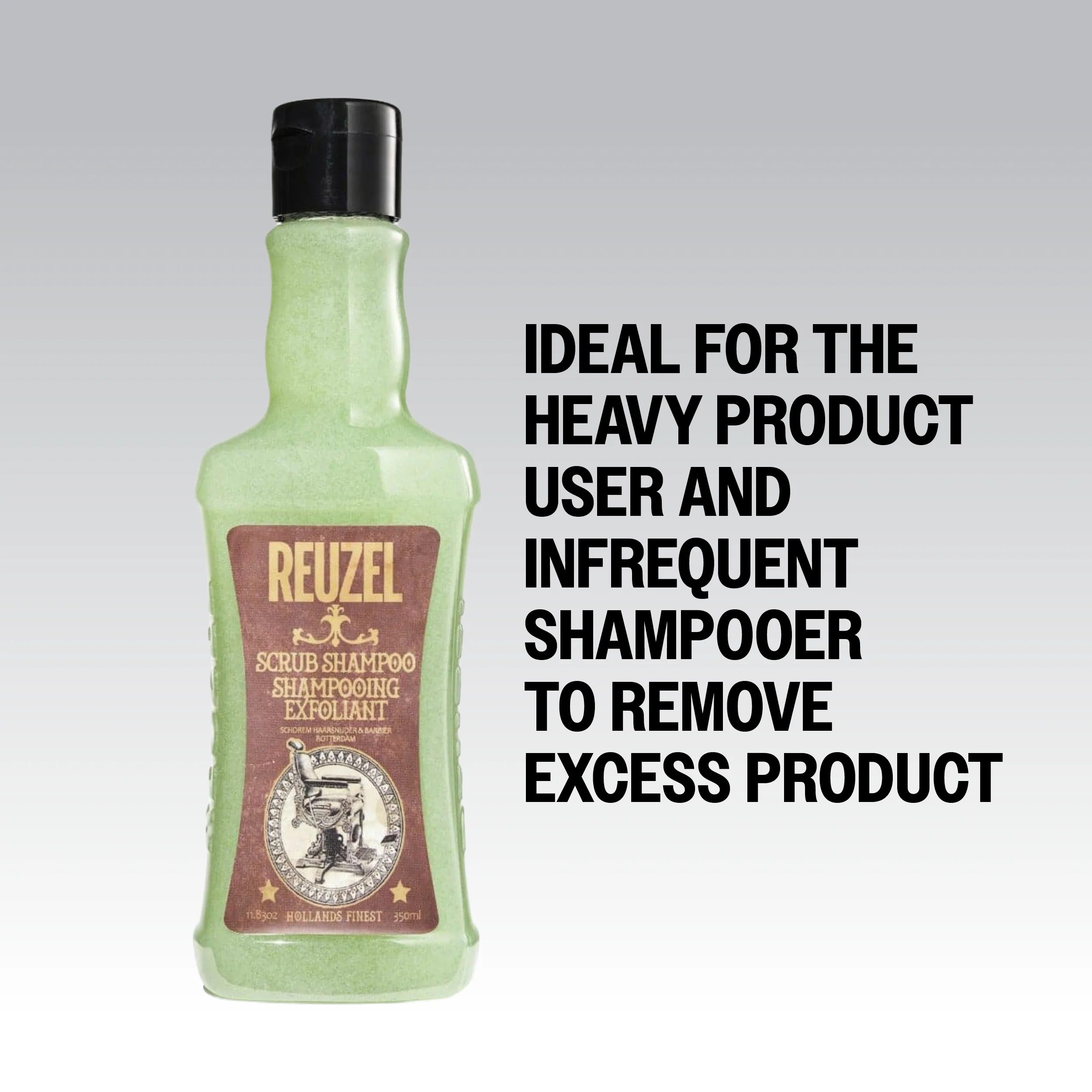 REUZEL Głęboko oczyszczający szampon do włosów 350 ml - Image 4