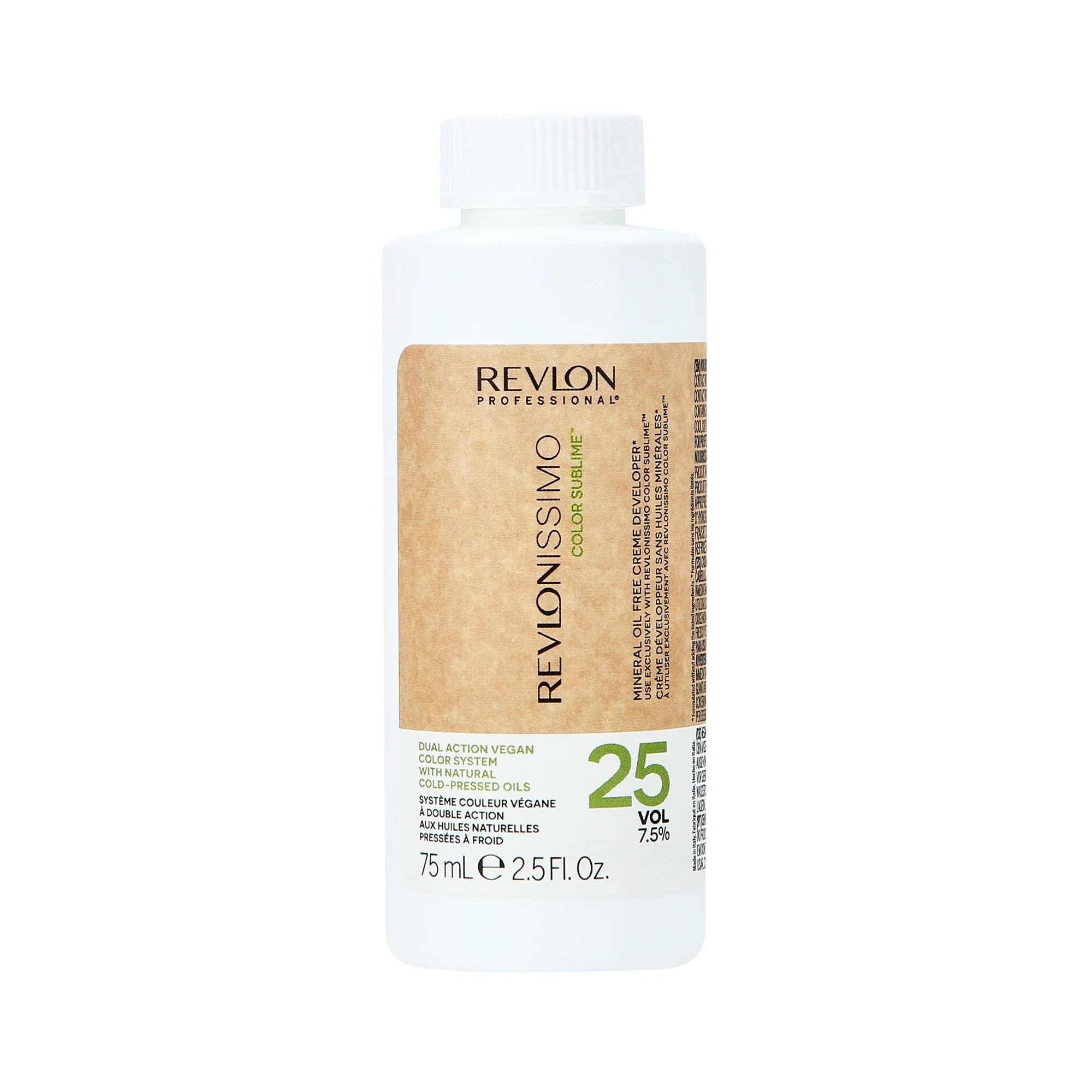 REVLON REVLONISSIMO COLOR SUBLIME VEGAN Aktywator olejowy 7,5% 25 vol 75 ml