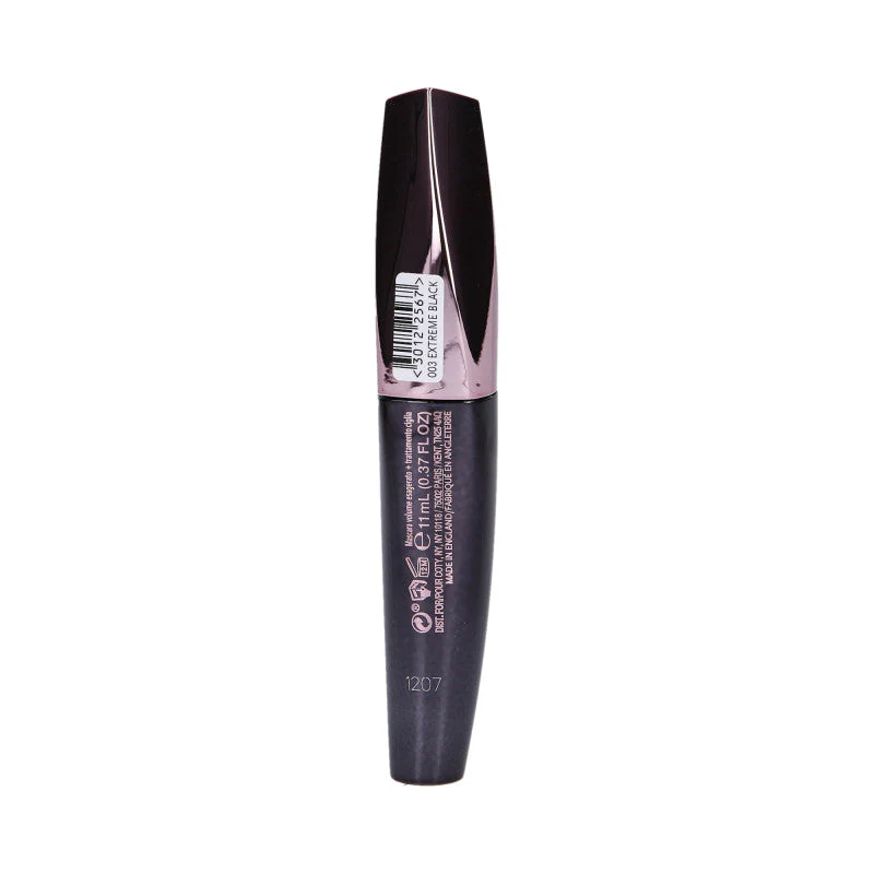 RIMMEL WONDER LUXE VOLUME Odżywczy tusz do rzęs Extreme Black 12 ml - Image 2