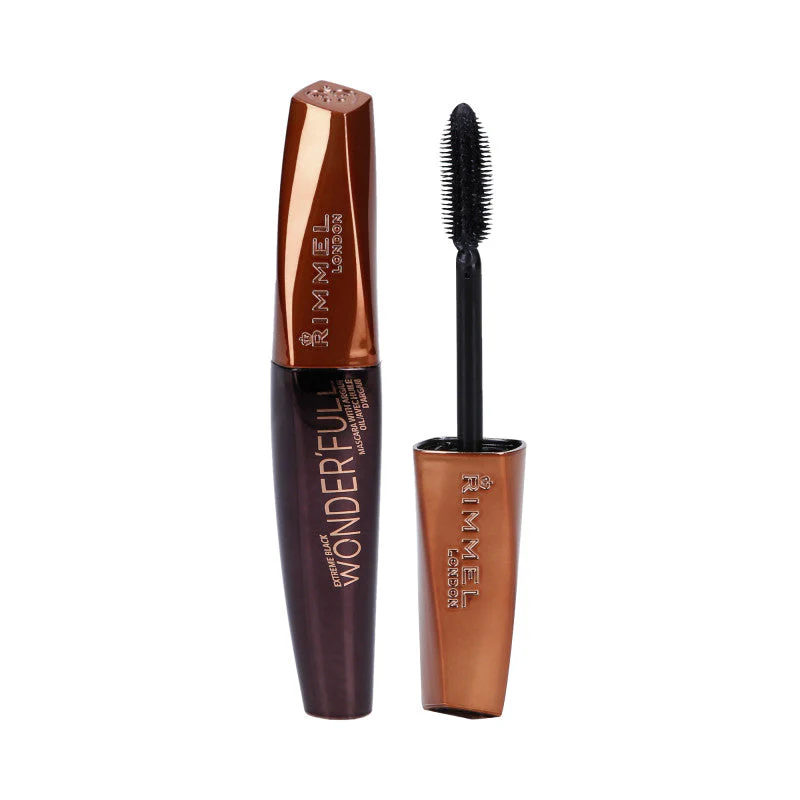 RIMMEL WONDER`FULL Pogrubiający tusz do rzęs z olejem arganowym 003 Extreme Black 11 ml