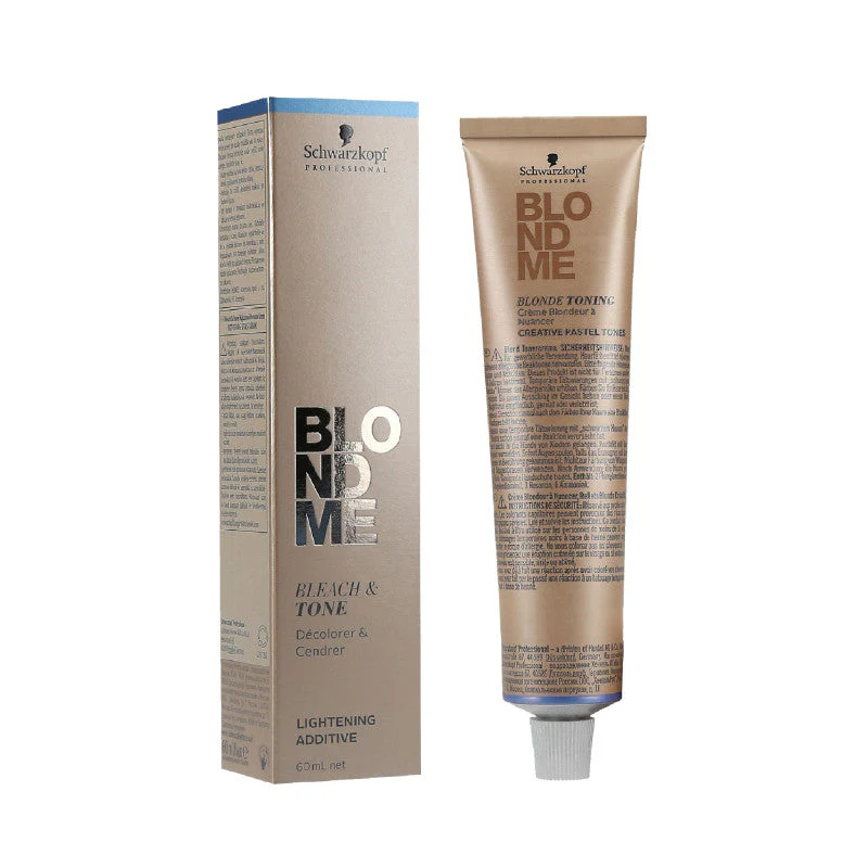 SCHWARZKOPF PROFESSIONAL BLONDME Bleach&Tone Krem tonujący i rozjaśniający do włosów blond 60 ml