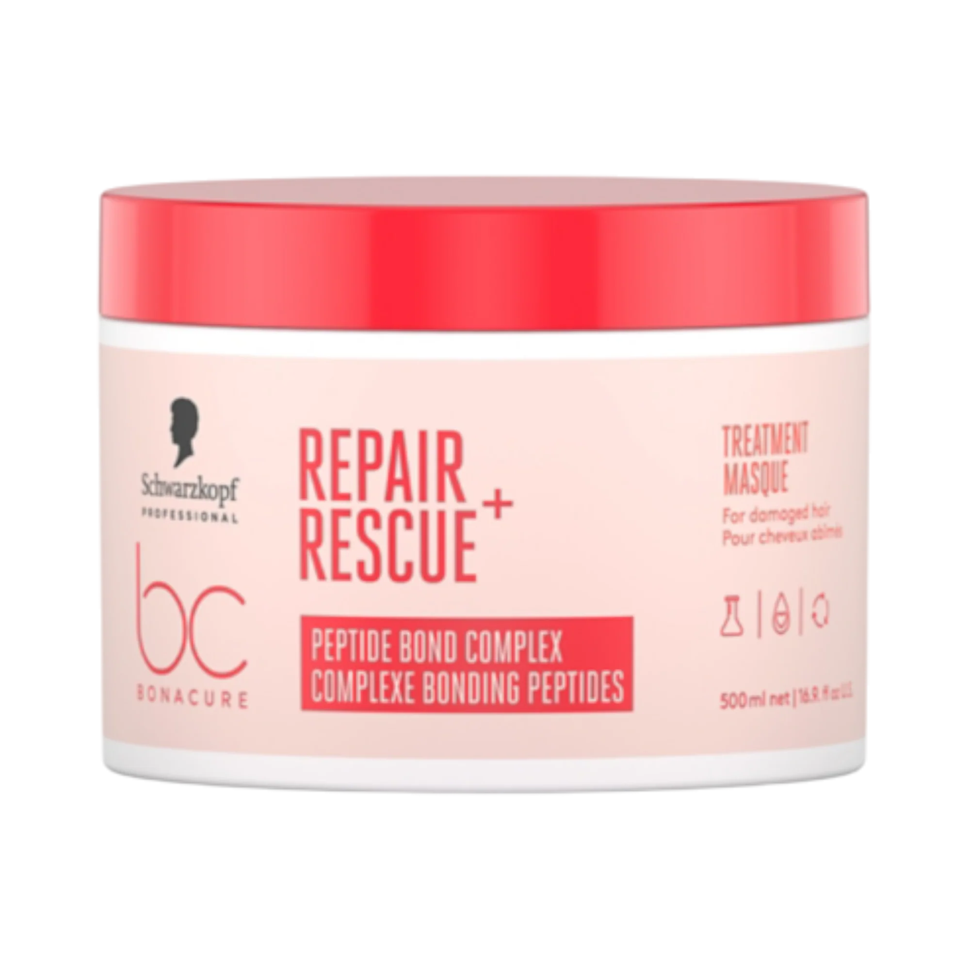 SCHWARZKOPF PROFESSIONAL BONACURE REPAIR RESCUE TREATMENT Bardzo intensywna regenerująca maska do włosów 500 ml