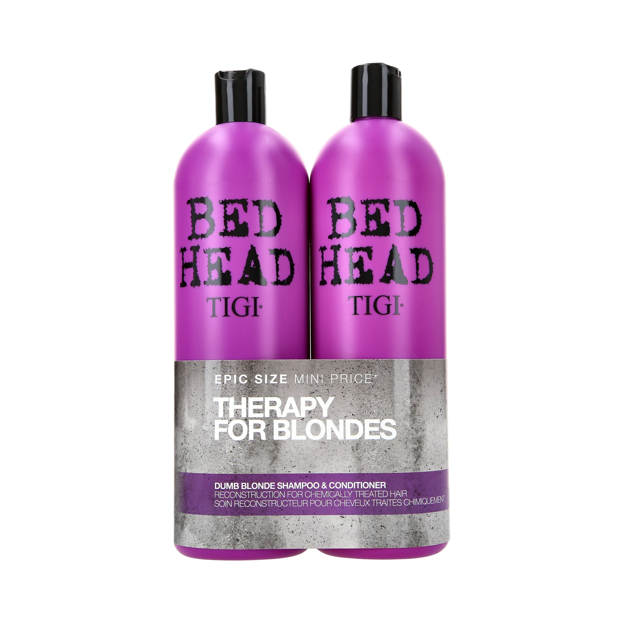 TIGI BED HEAD DUMB BLONDE Zestaw do włosów blond Szampon + Odżywka 2 x 750 ml