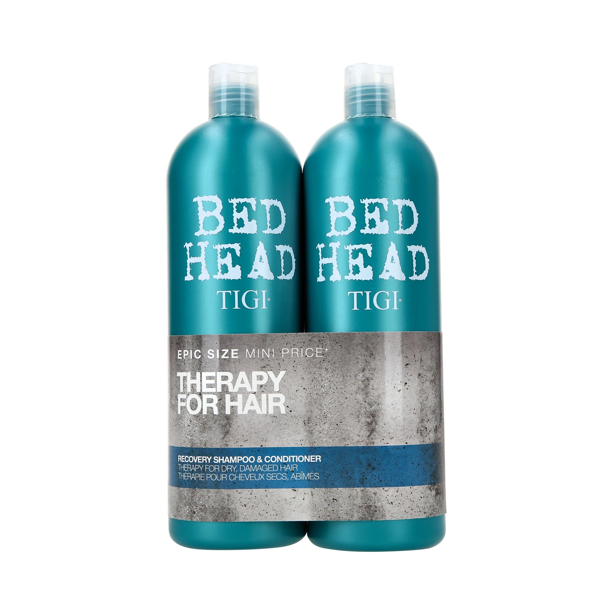 TIGI BED HEAD RECOVERY Zestaw do włosów zniszczonych Szampon + Odżywka 2 x 750 ml